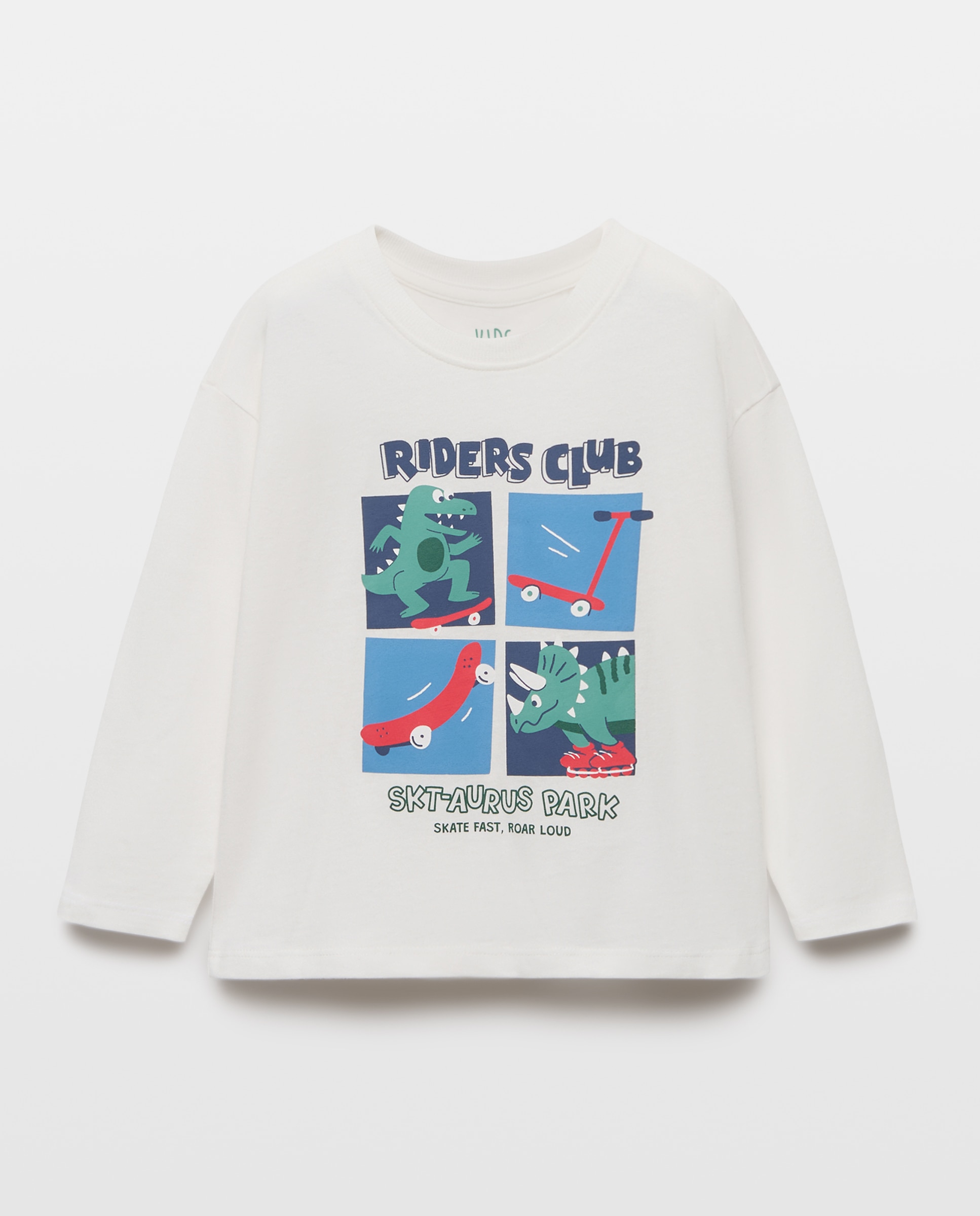 Camiseta manga larga walter print de niño - Kids El Corte Inglés - Blanco Blanco-4