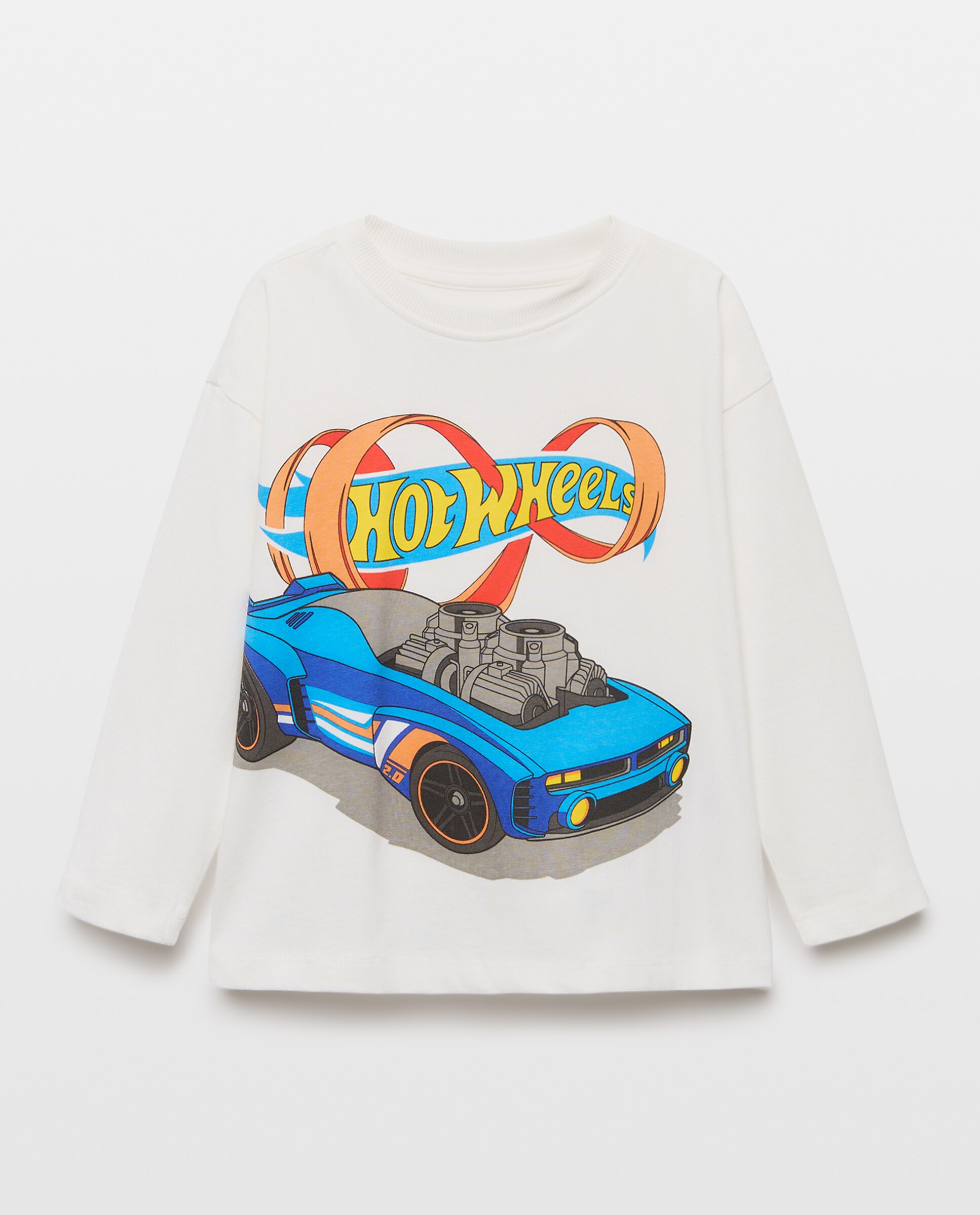 Camiseta manga larga Hot Wheels de niño - Kids El Corte Inglés - Blanco Blanco-4