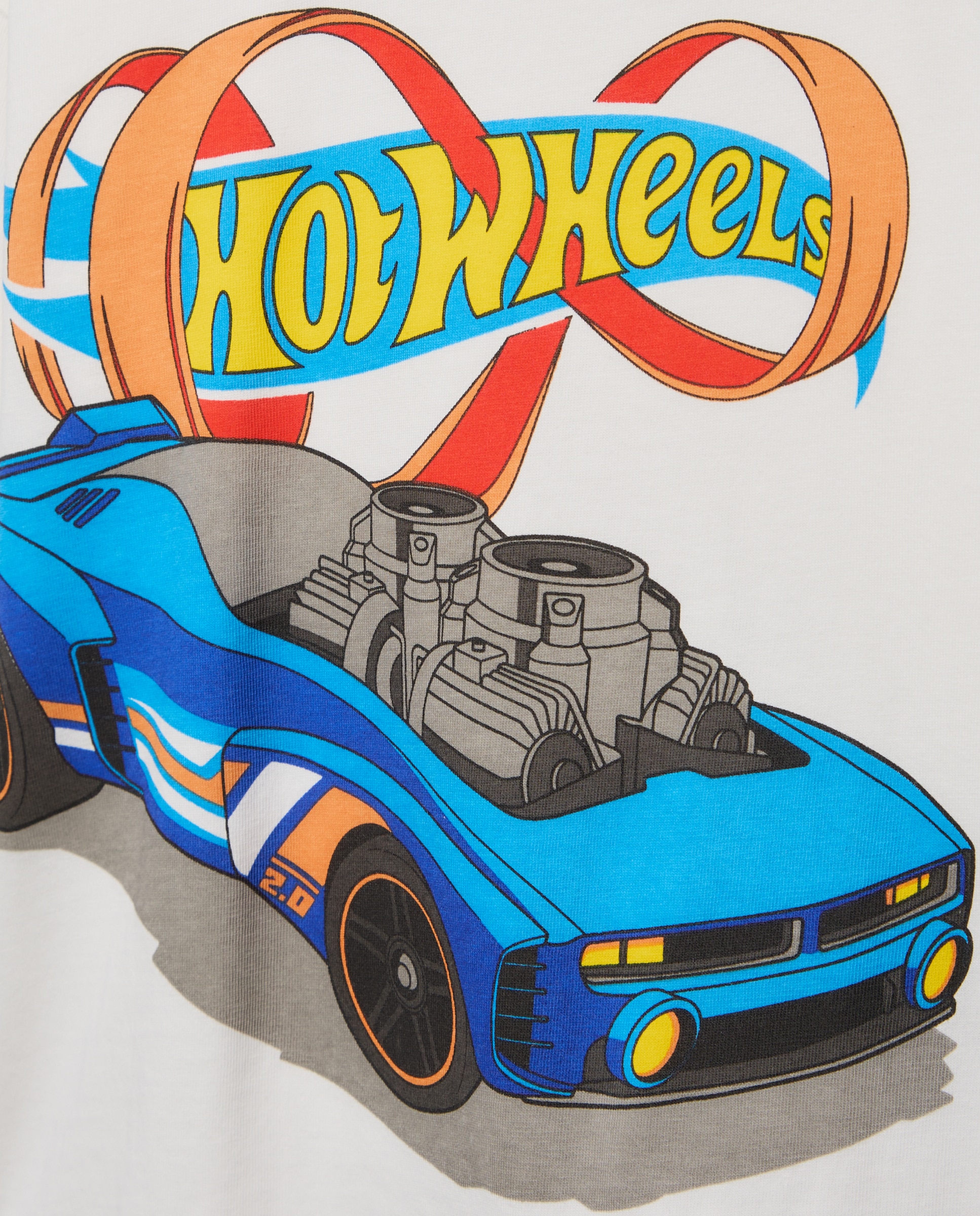 Camiseta manga larga Hot Wheels de niño - Kids El Corte Inglés - Blanco Blanco-5