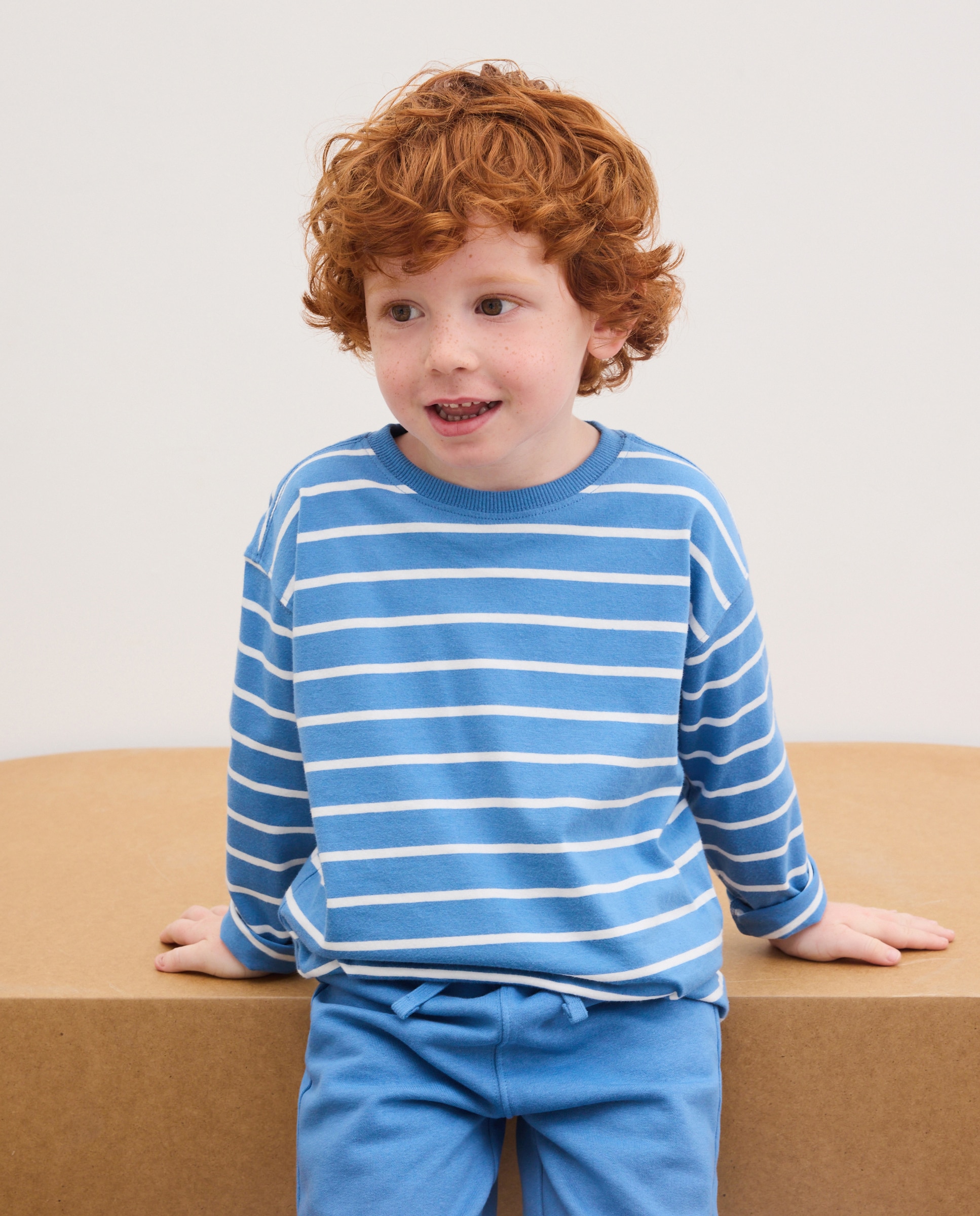 Pack camisetas básicas de niño cuello caja y manga larga - Kids El Corte Inglés - Multicolor Multicolor-1