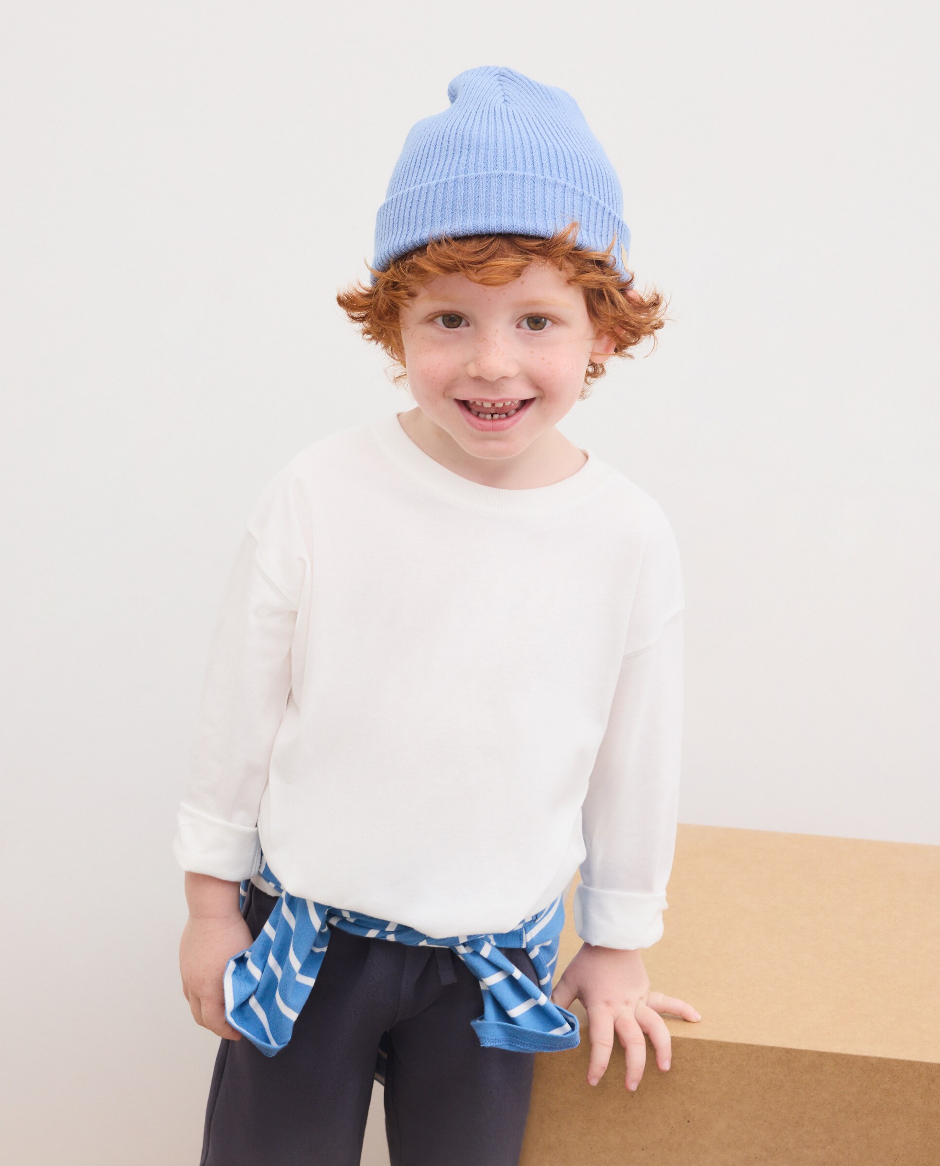 Pack camisetas básicas de niño cuello caja y manga larga - Kids El Corte Inglés - Multicolor Multicolor-4