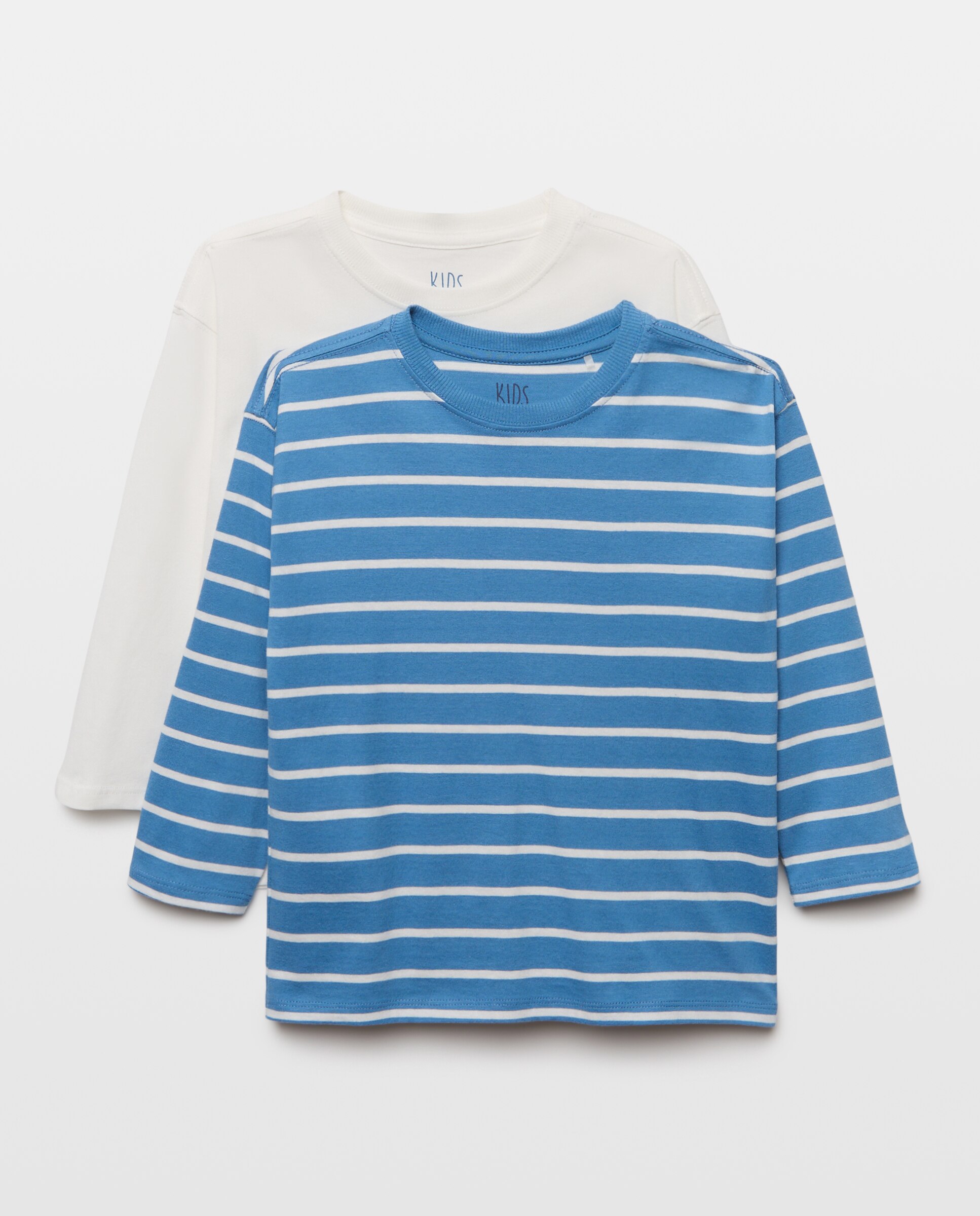 Pack camisetas básicas de niño cuello caja y manga larga - Kids El Corte Inglés - Multicolor Multicolor-5