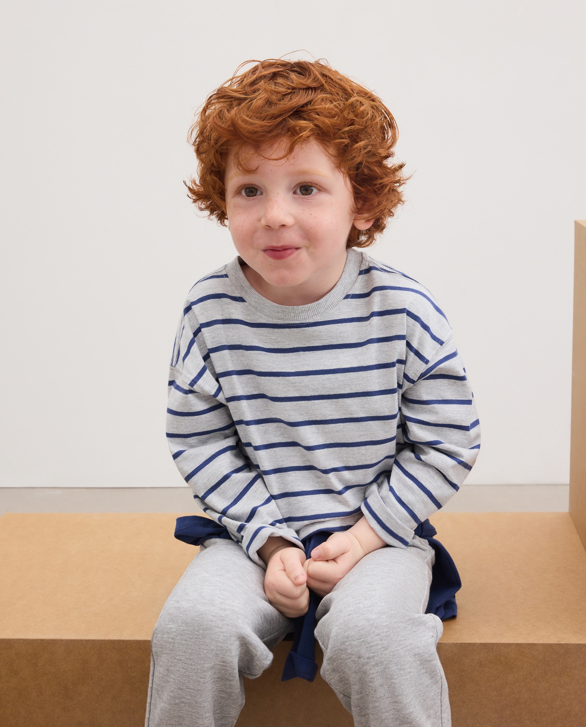 Pack camisetas básicas de niño cuello caja y manga larga - Kids El Corte Inglés - Multicolor Multicolor-2