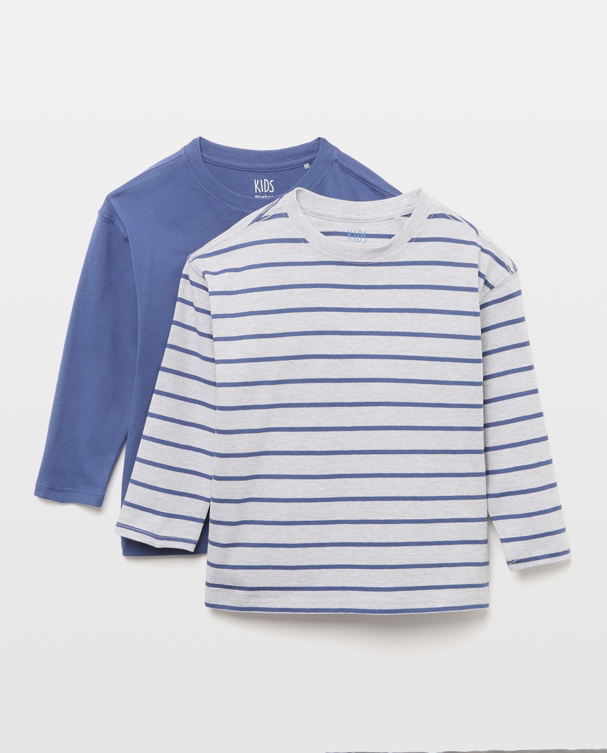 Pack camisetas básicas de niño cuello caja y manga larga - Kids El Corte Inglés - Multicolor Multicolor-5