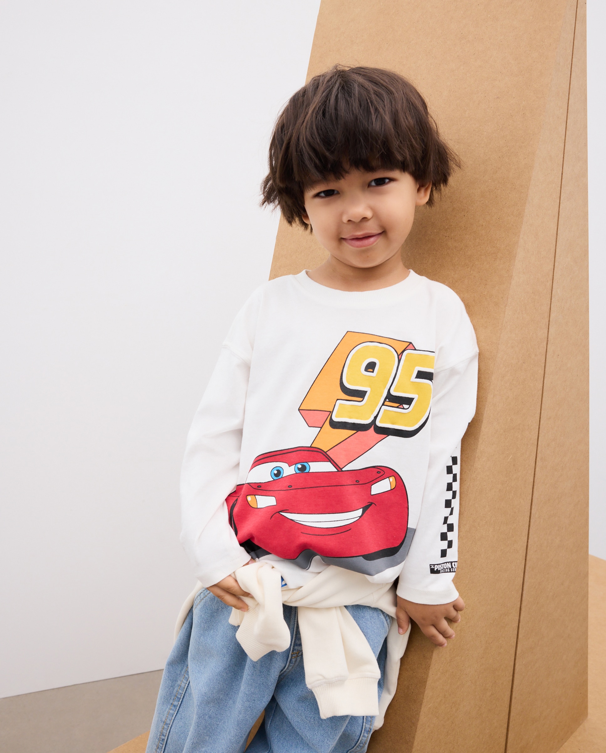 Camiseta manga larga Cars de niño - Kids El Corte Inglés - Blanco Blanco-2