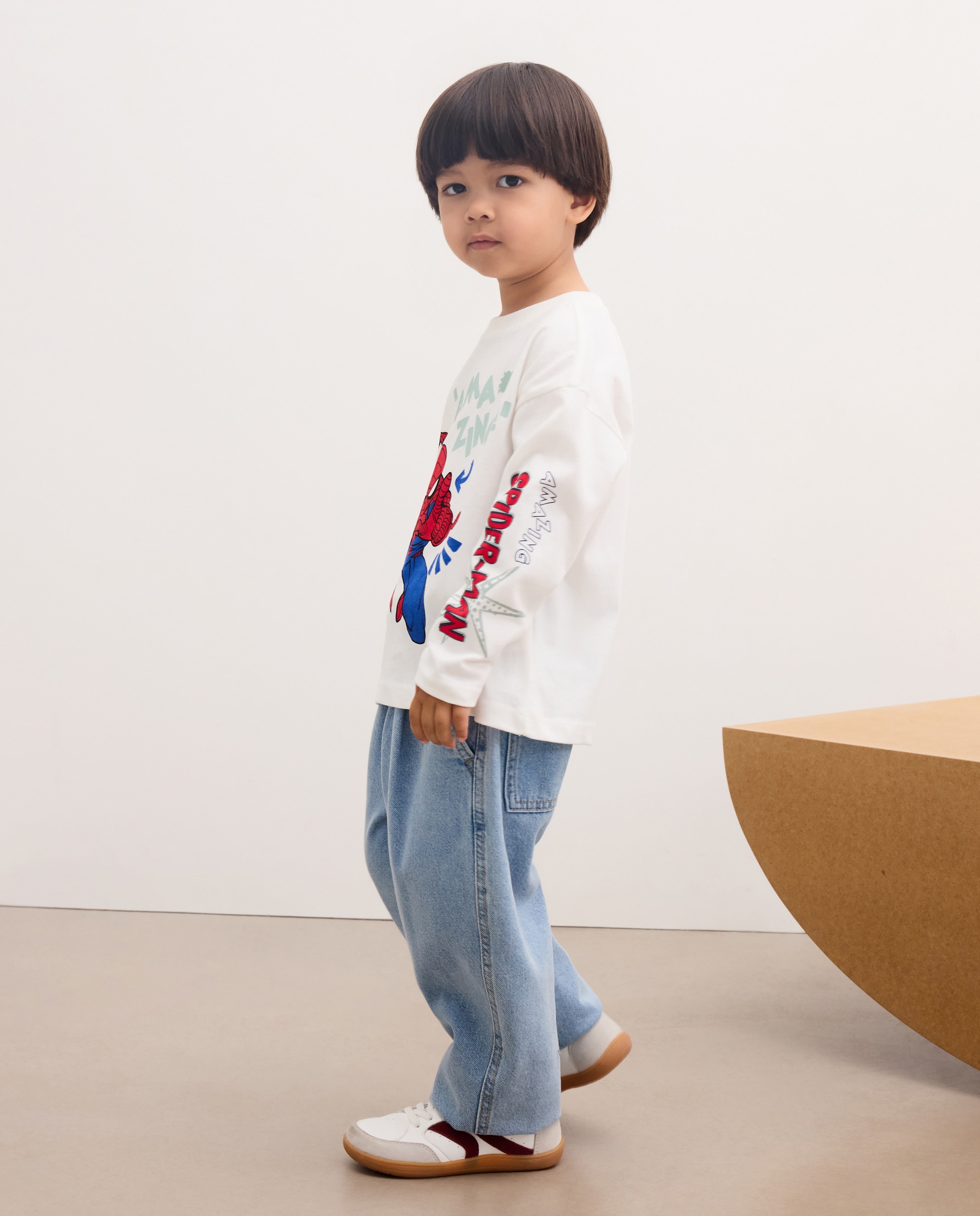 Camiseta manga larga Spiderman de niño - Kids El Corte Inglés - Blanco Blanco-4