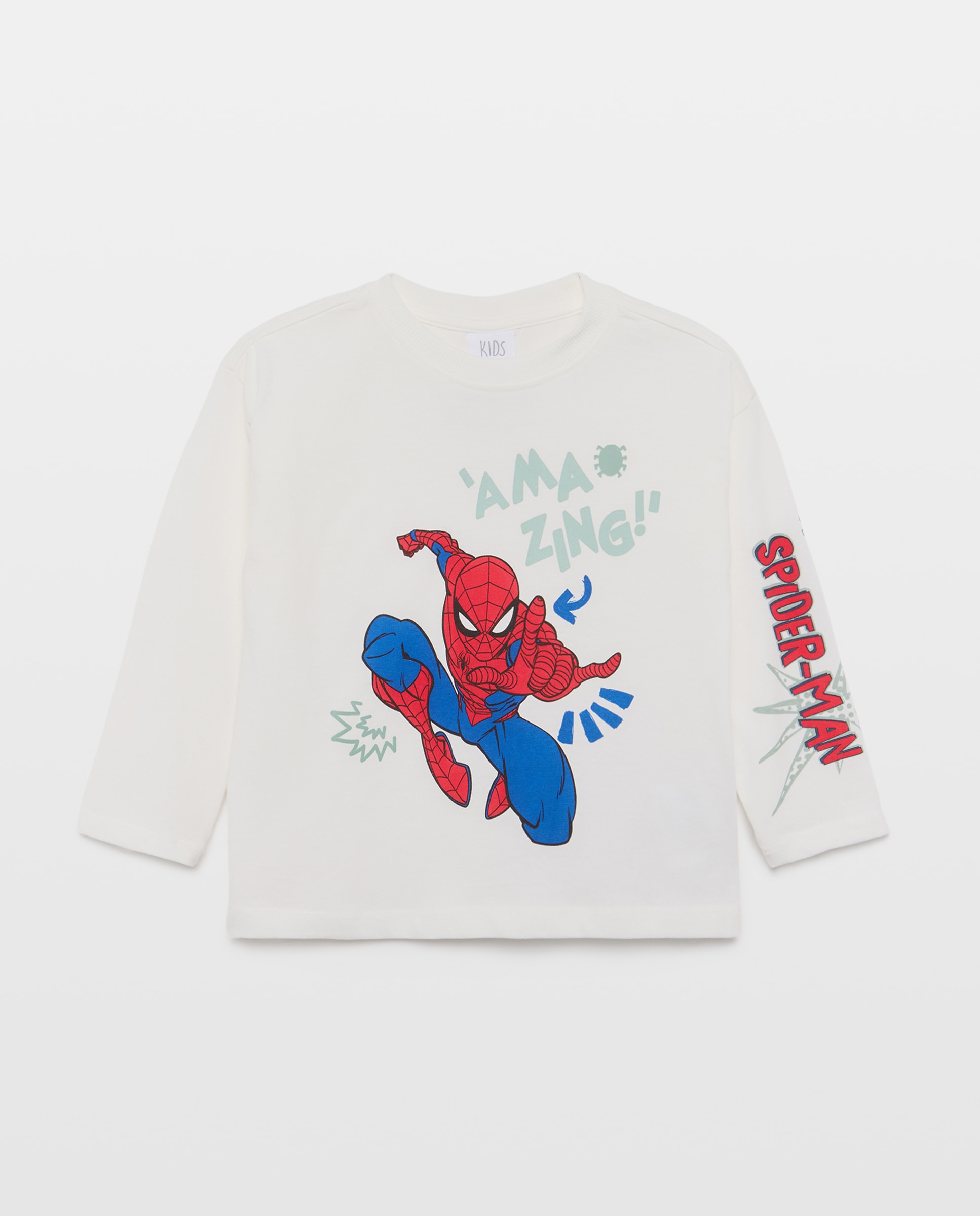 Camiseta manga larga Spiderman de niño - Kids El Corte Inglés - Blanco Blanco-5