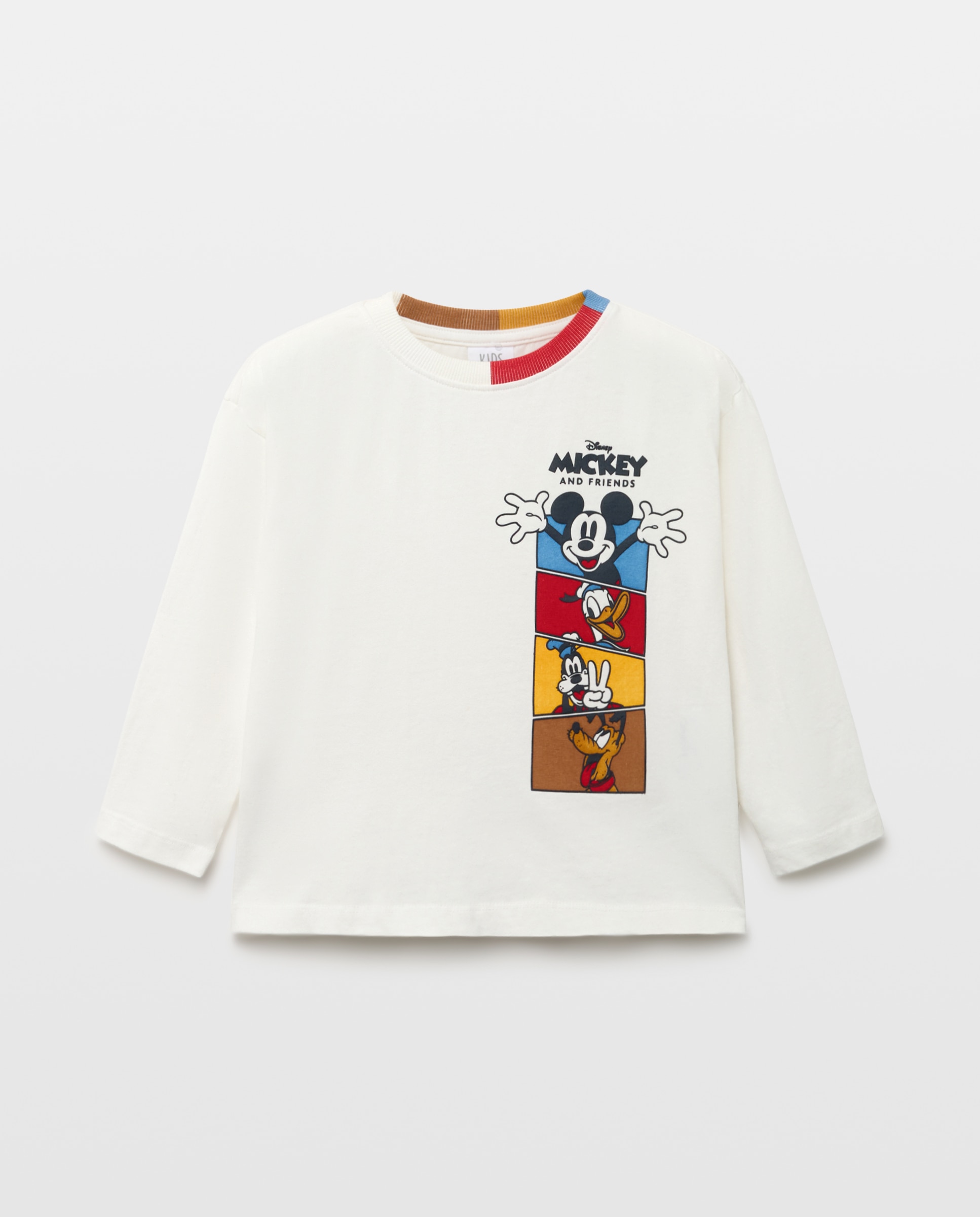 Camiseta manga larga Mickey de niño - Kids El Corte Inglés - Blanco Blanco-1