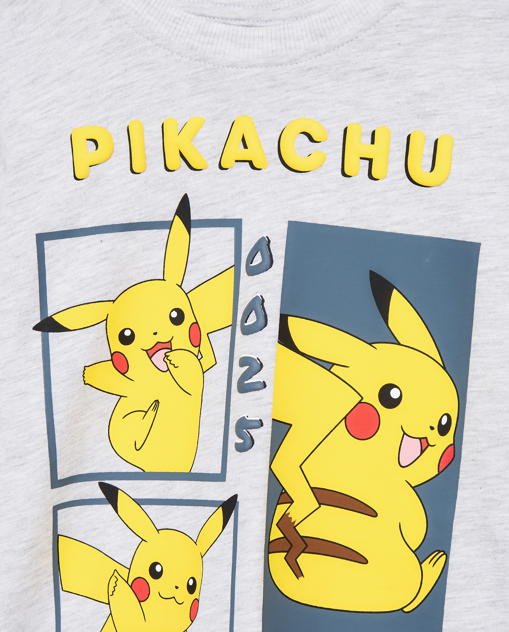 Camiseta cuello caja y manga larga fantasía POKÉMON de niño - Kids El Corte Inglés - Gris Gris-2