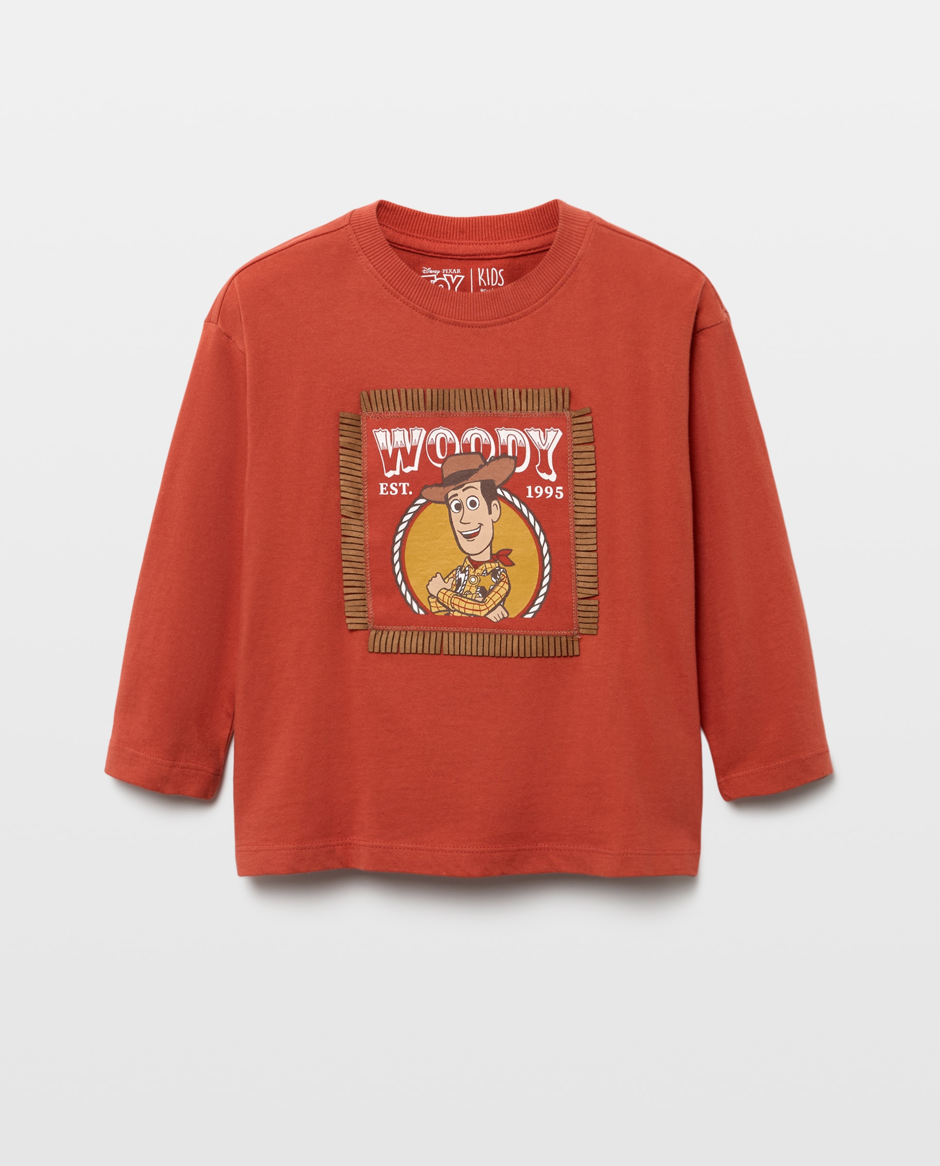 Imagem 0 de Camisola de Gola Redonda e Manga Comprida com Fantasia Toy Story Woody