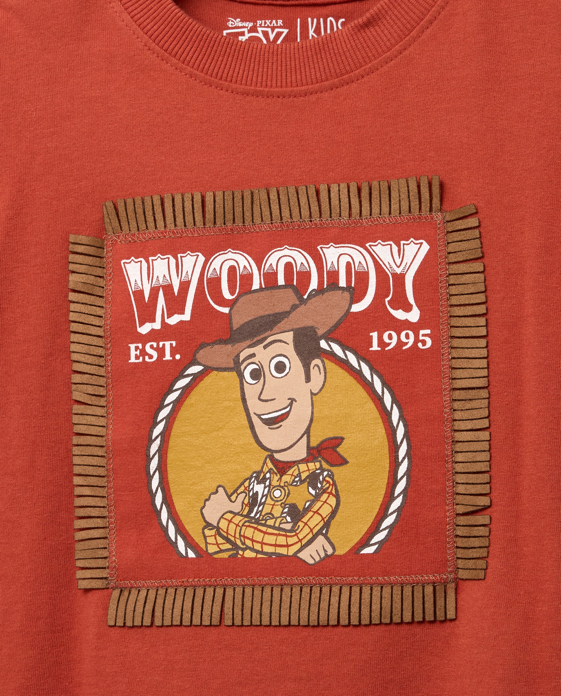 Camisola de Gola Redonda e Manga Comprida com Fantasia Toy Story Woody Vermelho-2