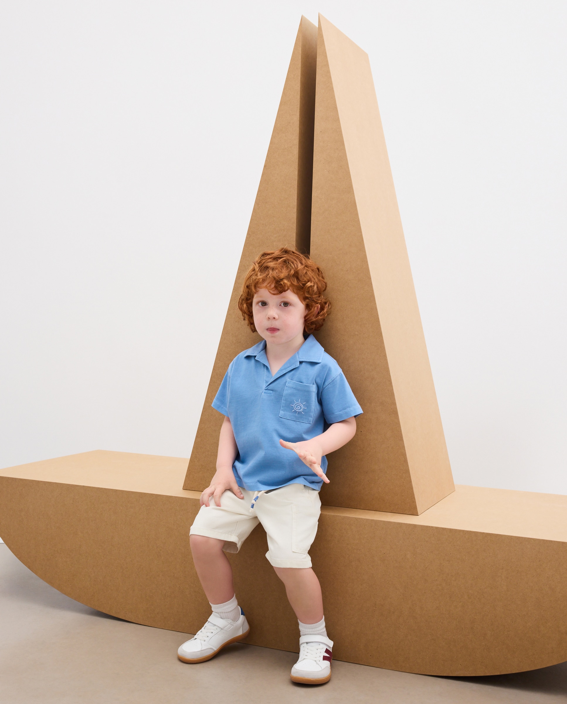 Polo liso para niño de manga corta - Kids El Corte Inglés - 400 Azul 400 Azul-2