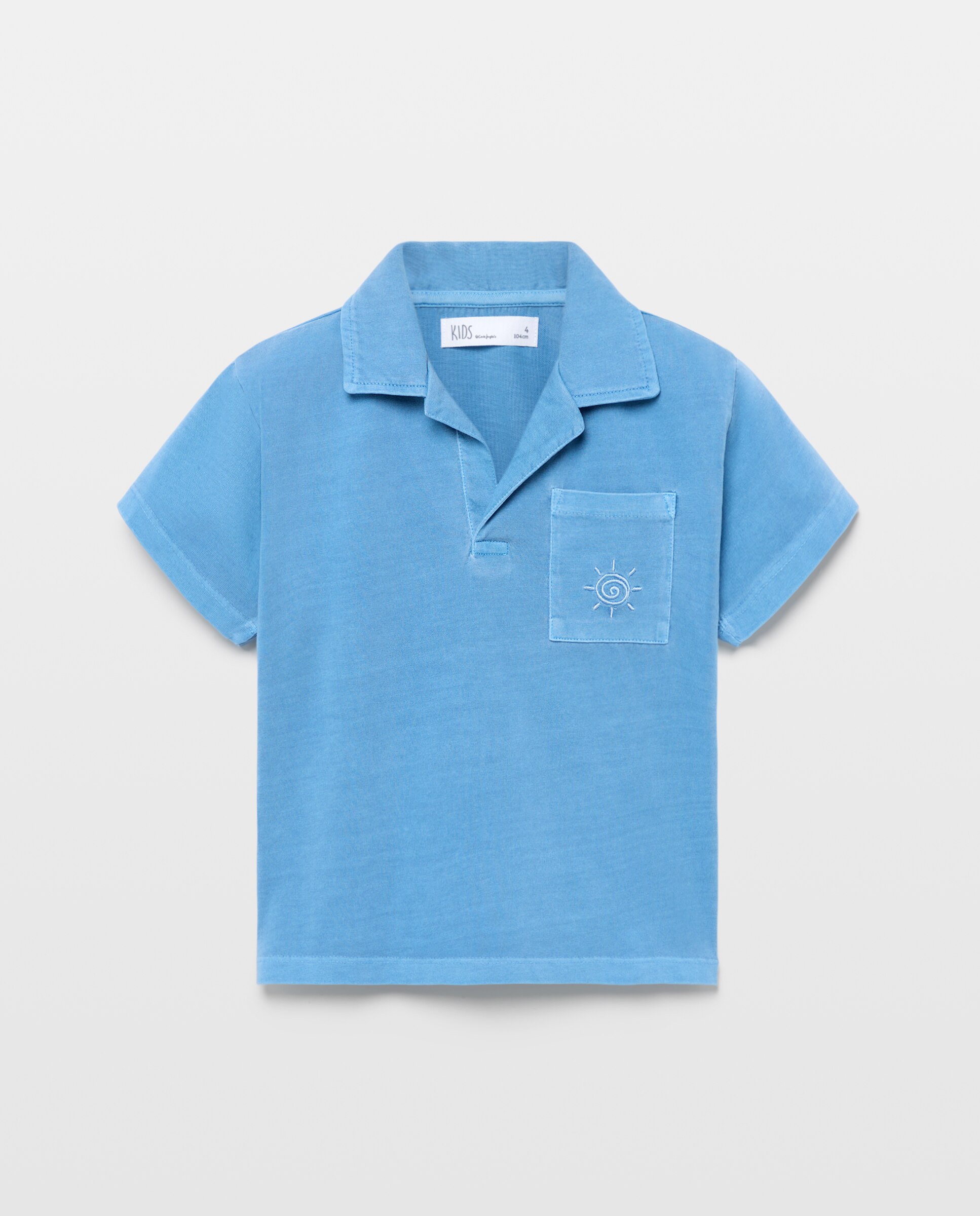 Polo liso para niño de manga corta - Kids El Corte Inglés - 400 Azul 400 Azul-4