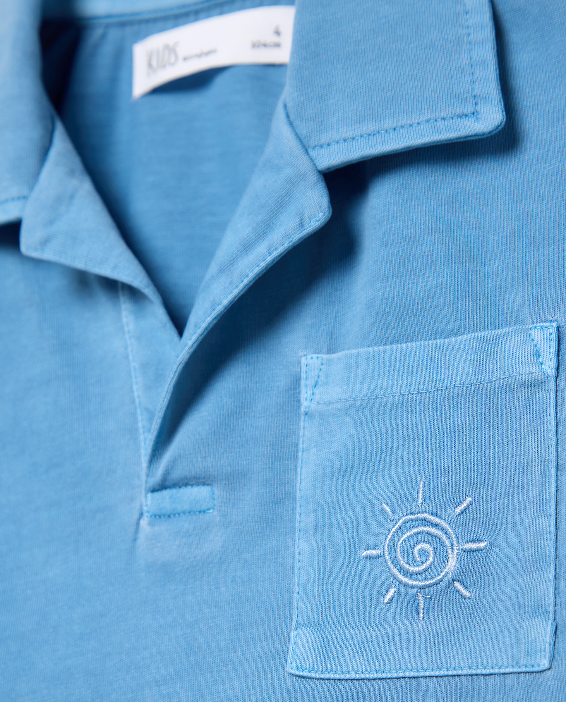 Polo liso para niño de manga corta - Kids El Corte Inglés - 400 Azul 400 Azul-5