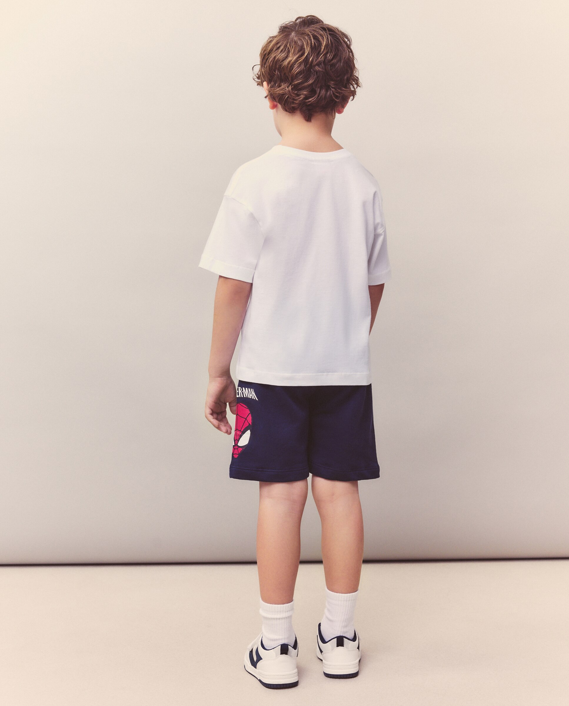 Conjunto Curto de 2 Peças com Estampado Homem-Aranha Kids El Corte Inglés Azul-marinho-3