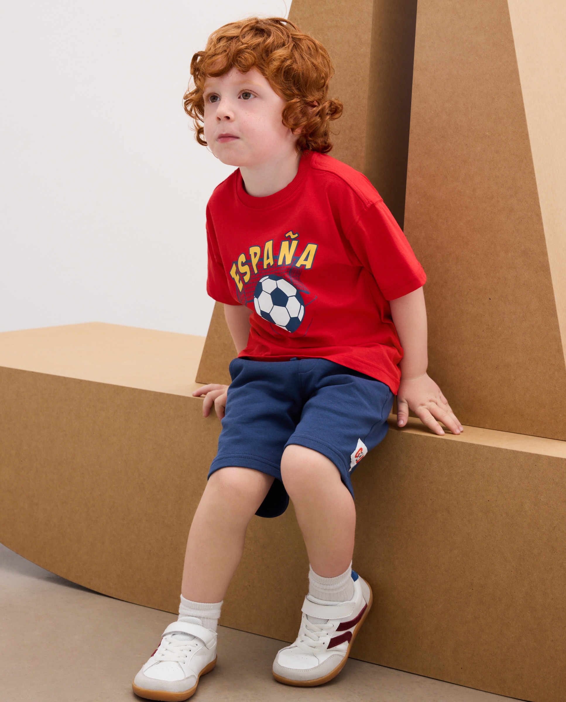 Conjunto de 2 Peças Curto Mundial para Criança Kids El Corte Inglés Azul-marinho-1