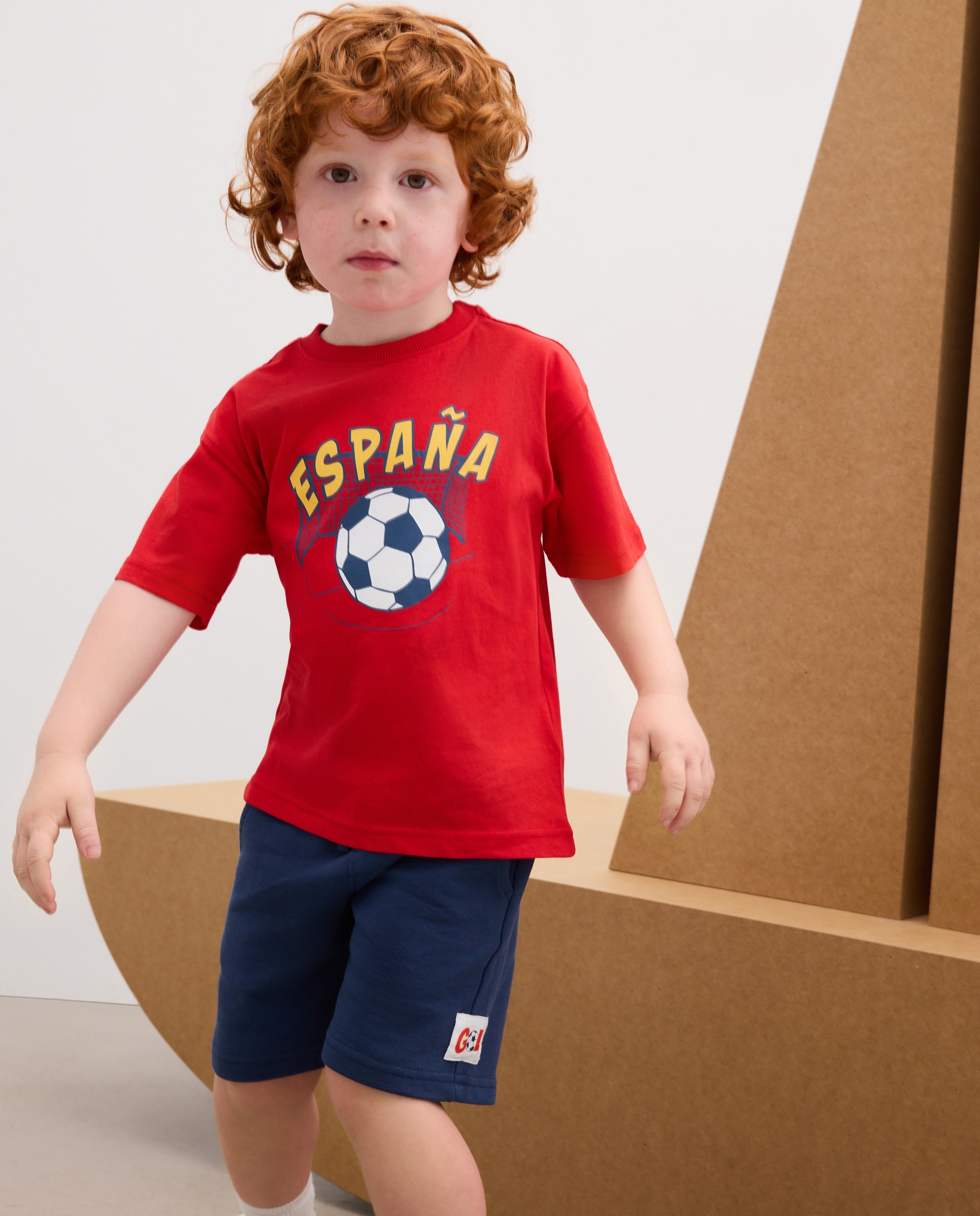 Conjunto de 2 Peças Curto Mundial para Criança Kids El Corte Inglés Azul-marinho-2