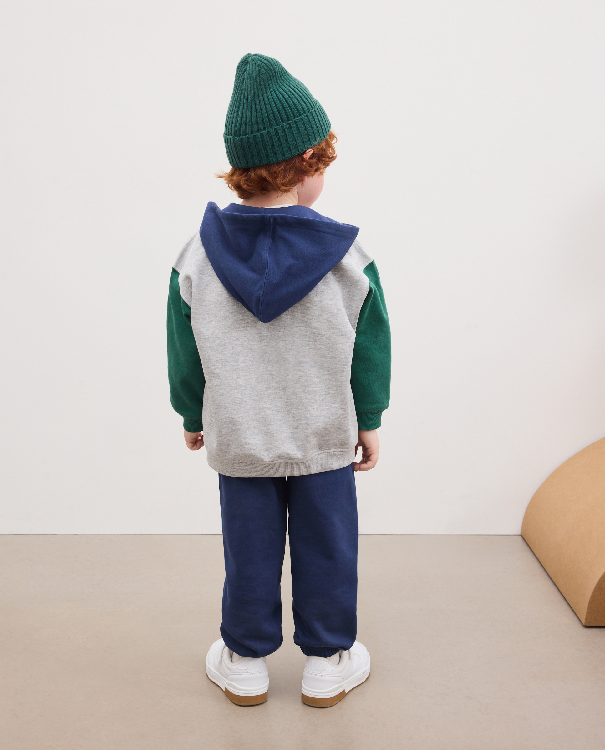 Conjunto de sudadera abierta y pantalón felpa de niño - Kids El Corte Inglés - Azul Azul-2