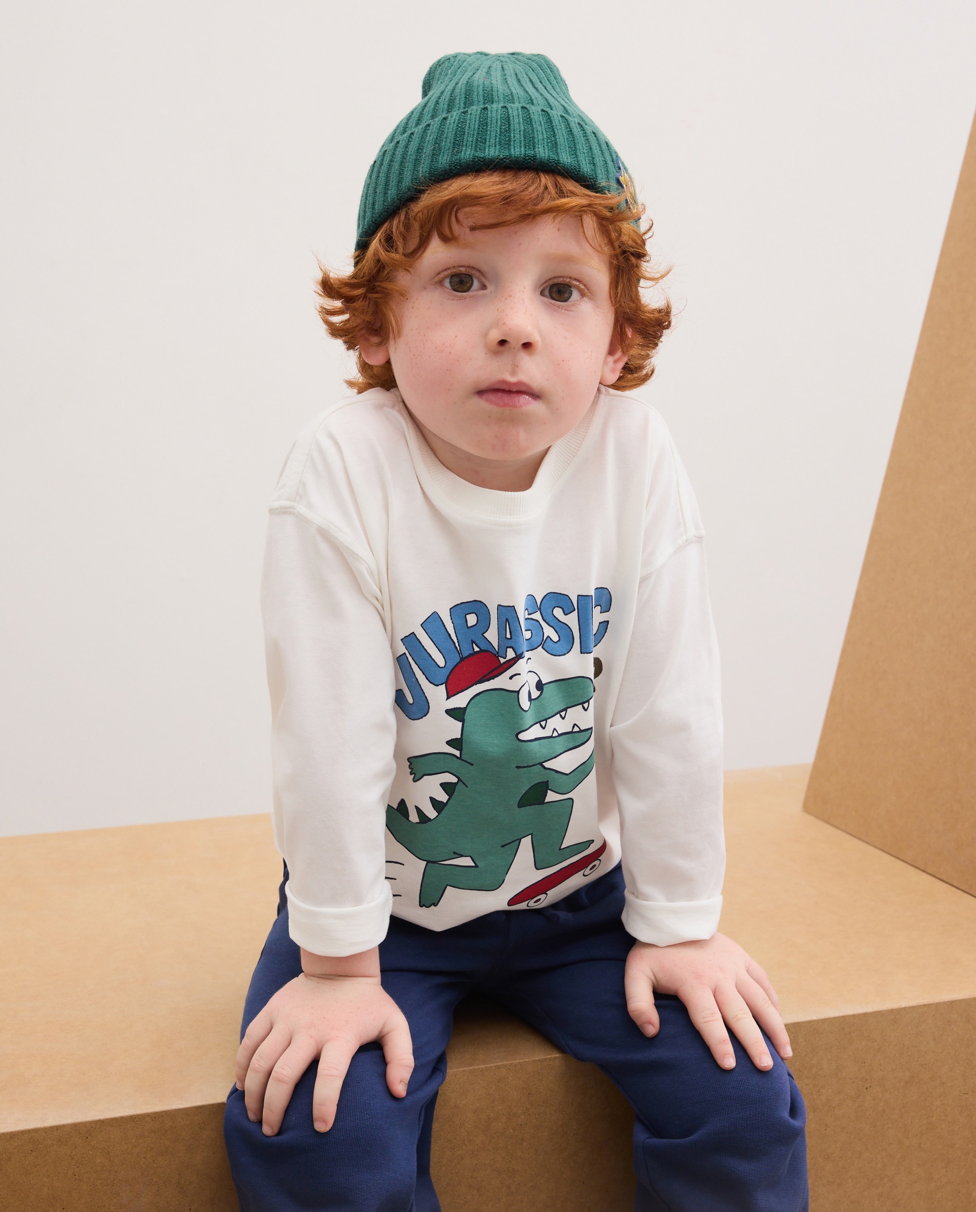 Conjunto de sudadera abierta y pantalón felpa de niño - Kids El Corte Inglés - Azul Azul-4