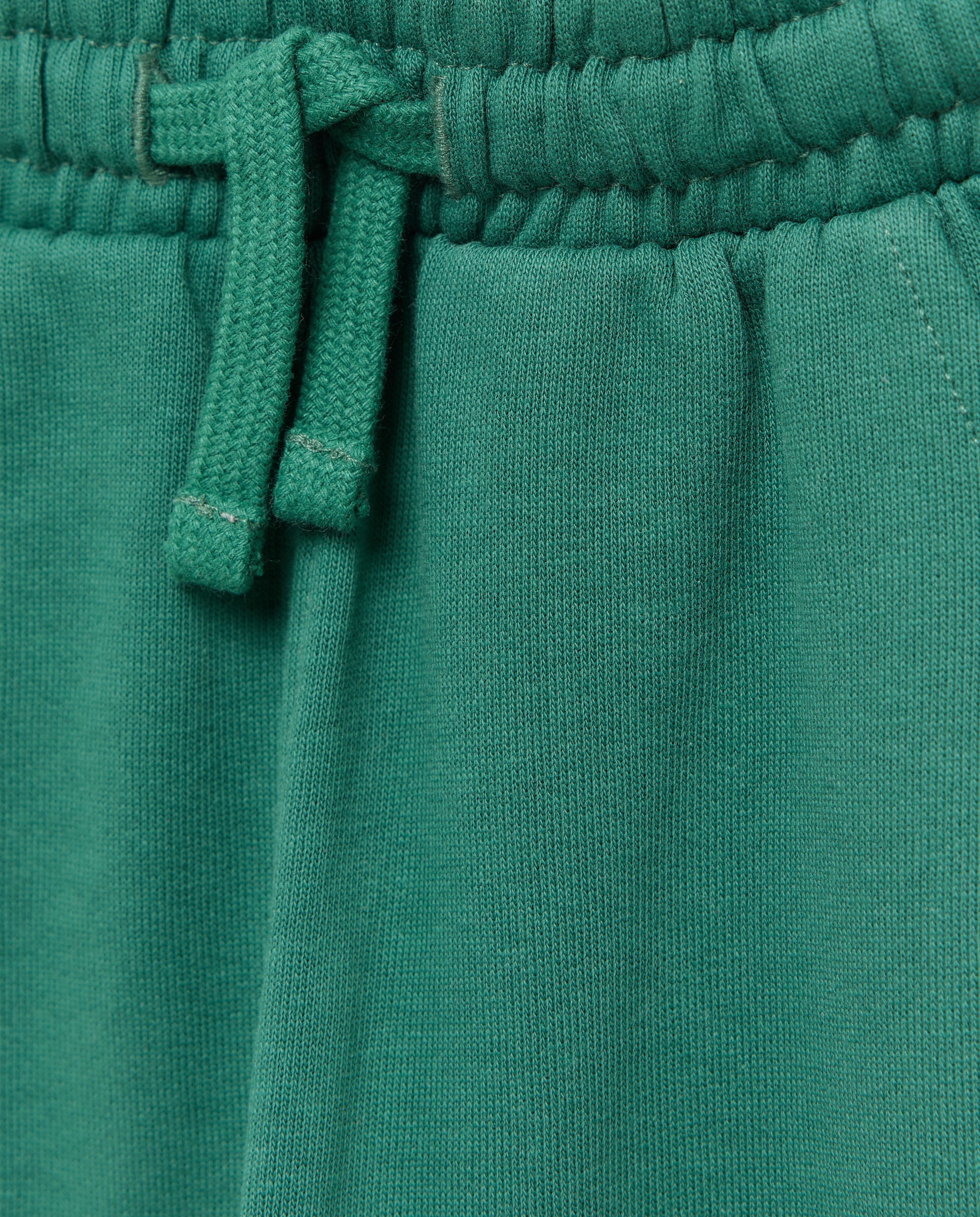 Conjunto de Sweatshirt Fechada e Calças de Felpa Verde-4