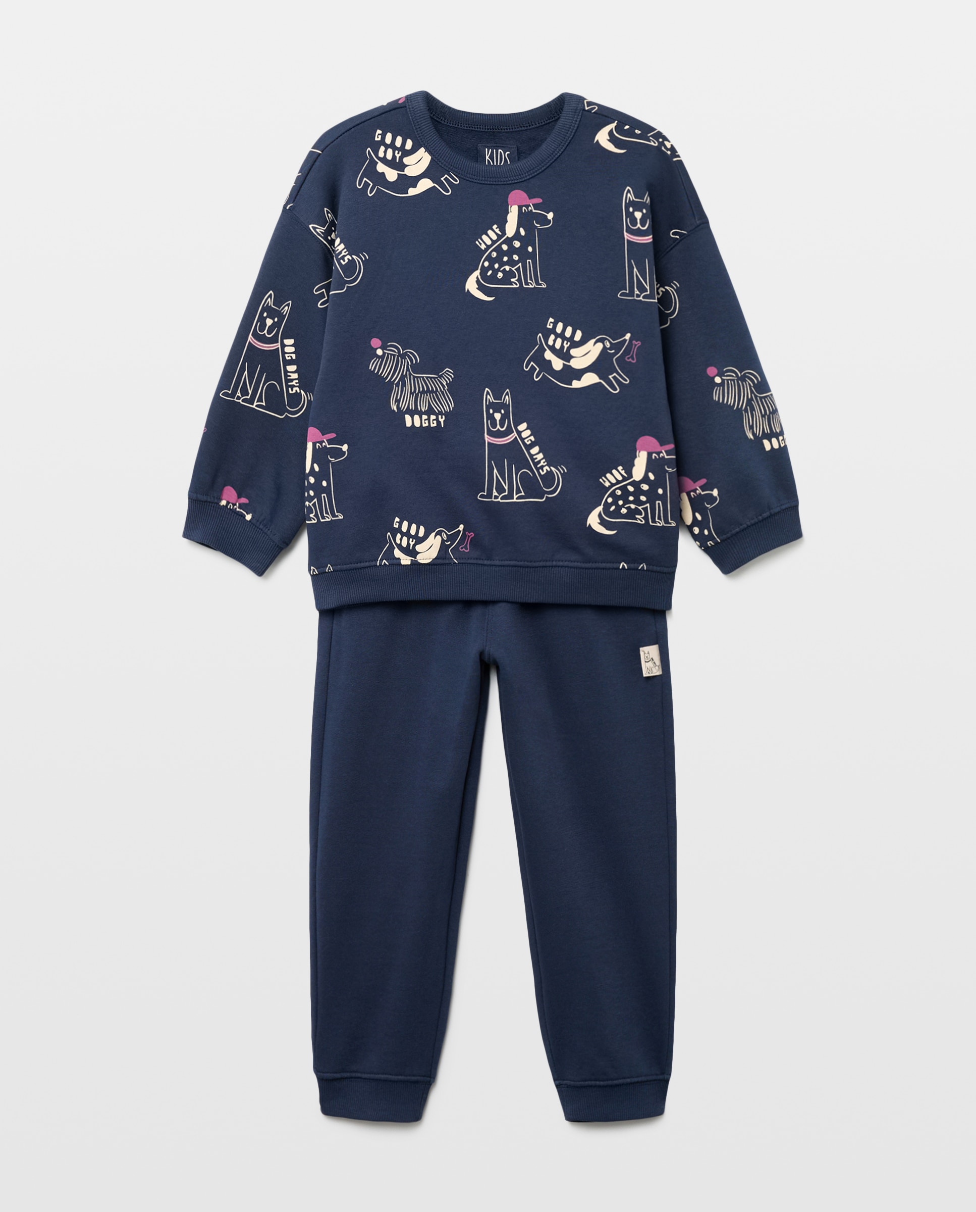 Imagem 0 de Conjunto de 2 Peças Compridas com Estampado All Over de Criança