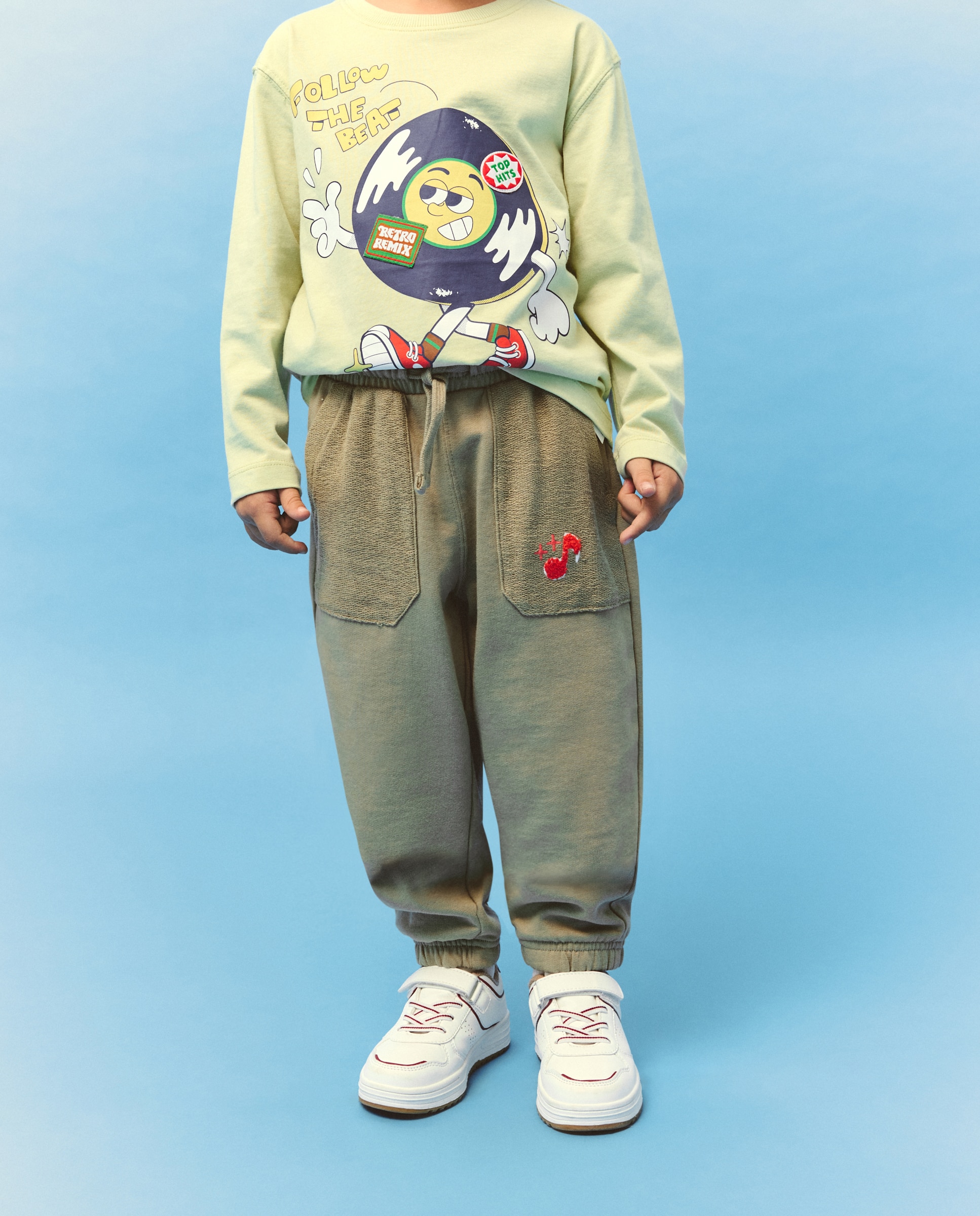 Joggers de Felpa Kids El Corte Inglés Verde-2