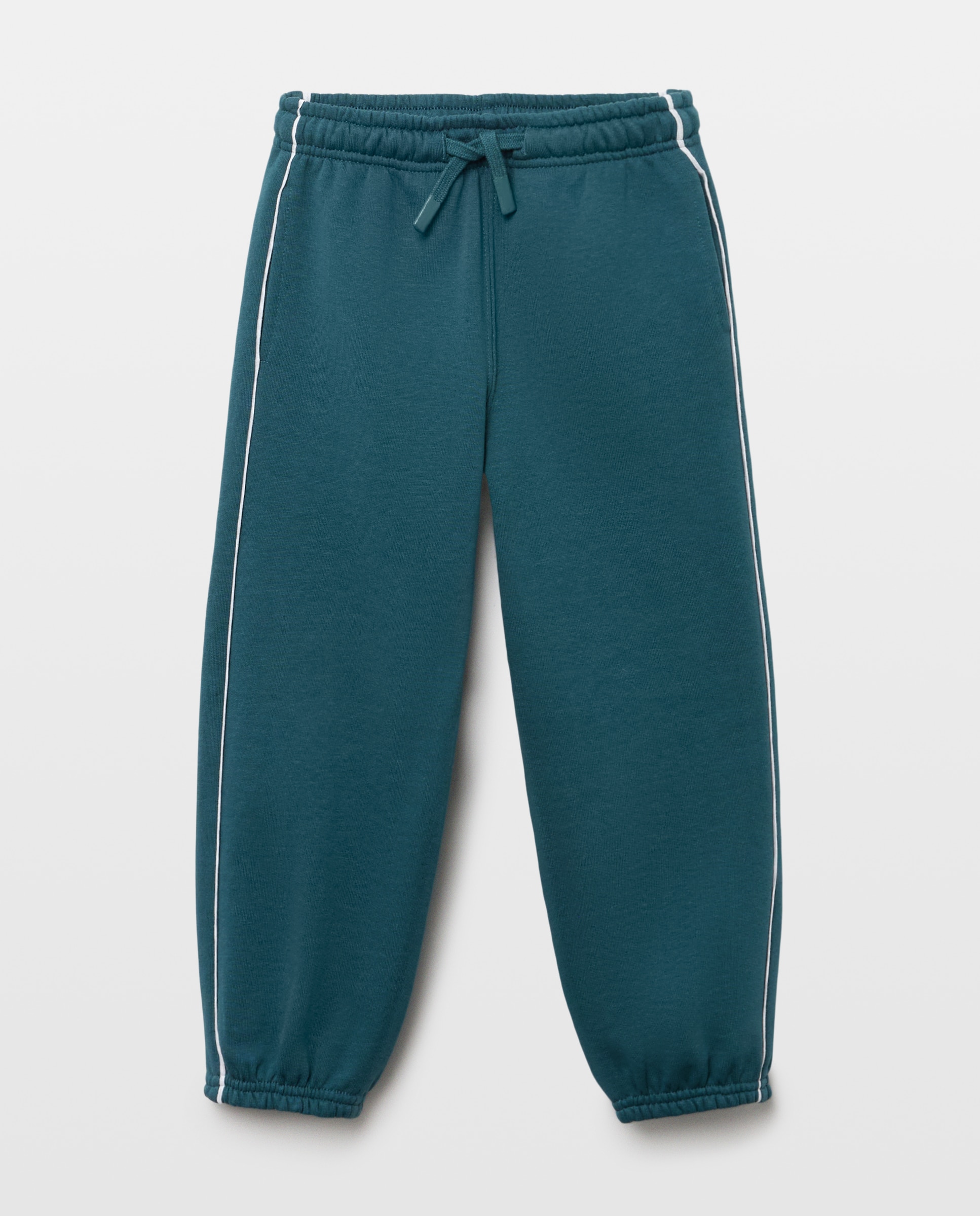 Pantalón felpa tipo jogger con piping de niño - Kids El Corte Inglés - 440 Azulón 440 Azulón-1