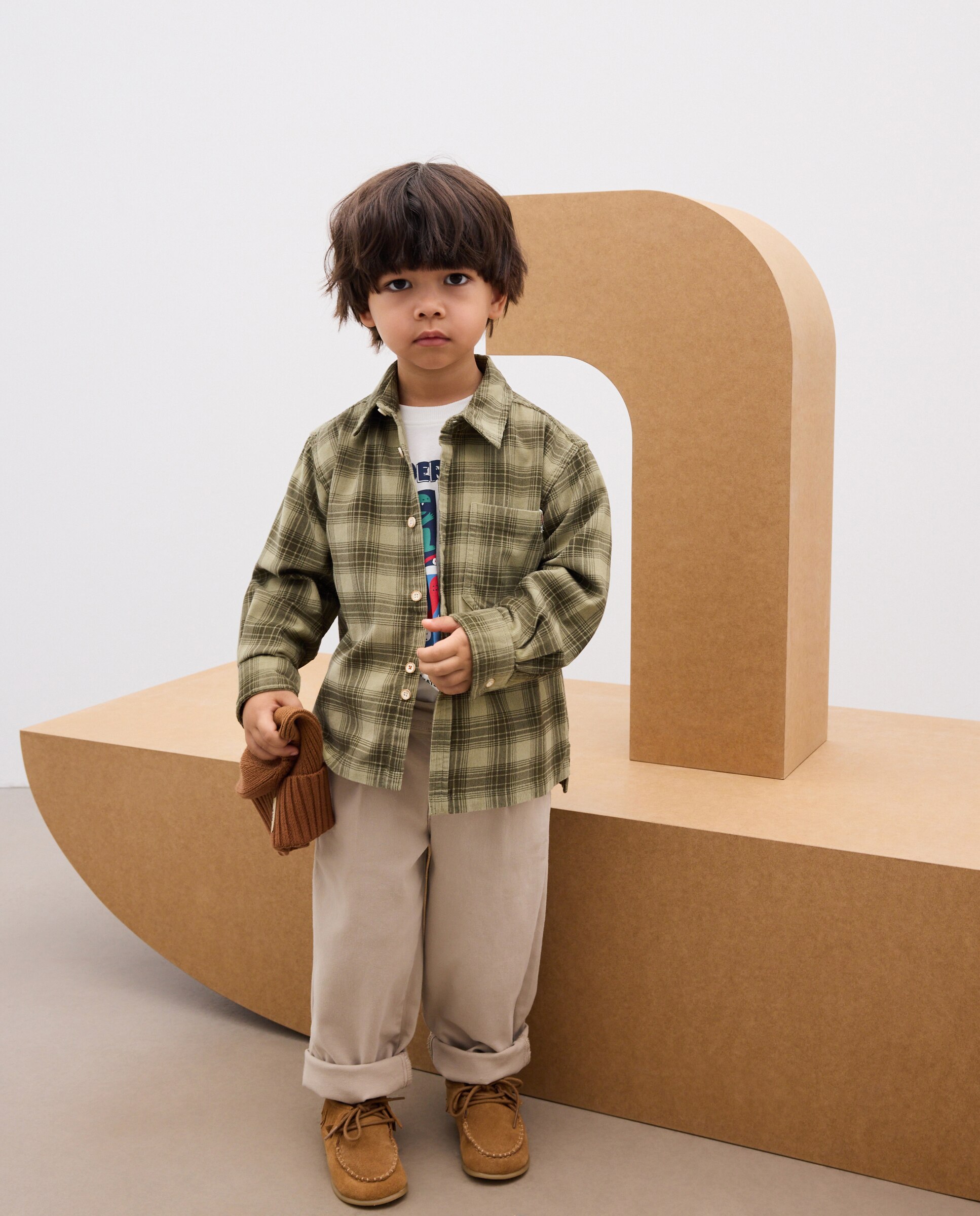 Pantalón liso tipo chino de niño - Kids El Corte Inglés - 730 Camel 730 Camel-1