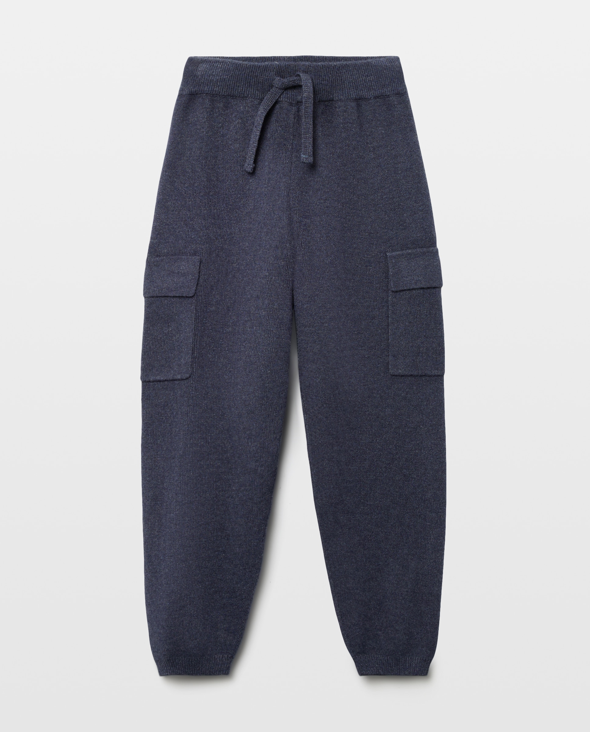 Pantalón cargo tricot liso de niño - Kids El Corte Inglés - Azul marino Azul marino-1