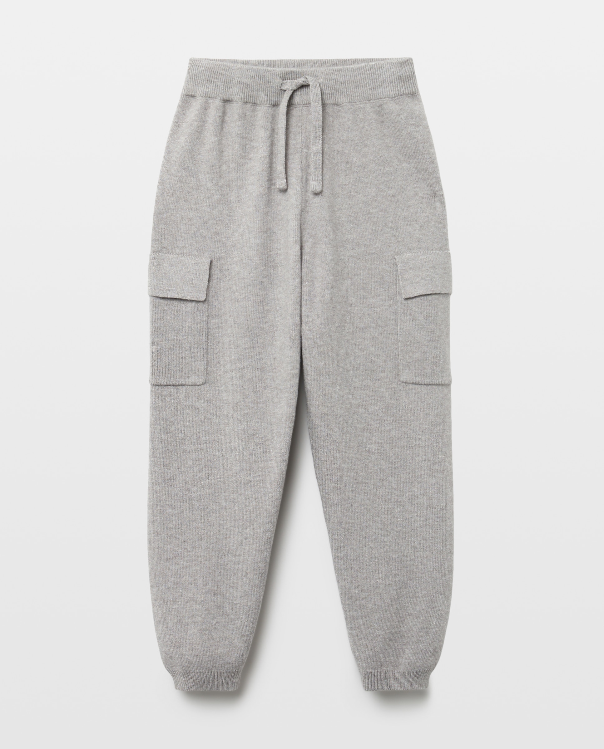 Pantalón cargo tricot liso de niño - Kids El Corte Inglés - 820 Gris medio 820 Gris medio-1