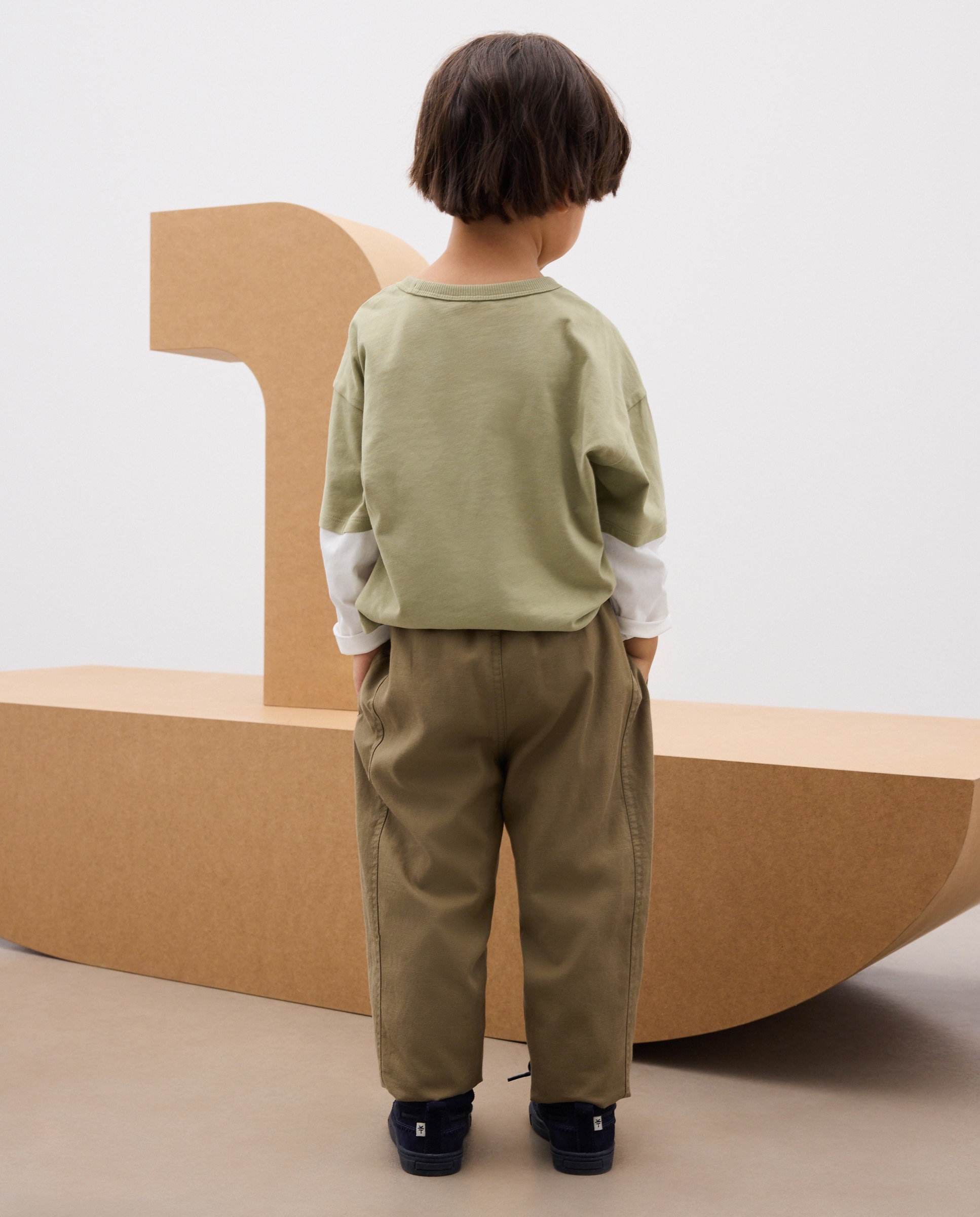 Pantalón Tencell forrado de niño - Kids El Corte Inglés - 520 Kaki 520 Kaki-3