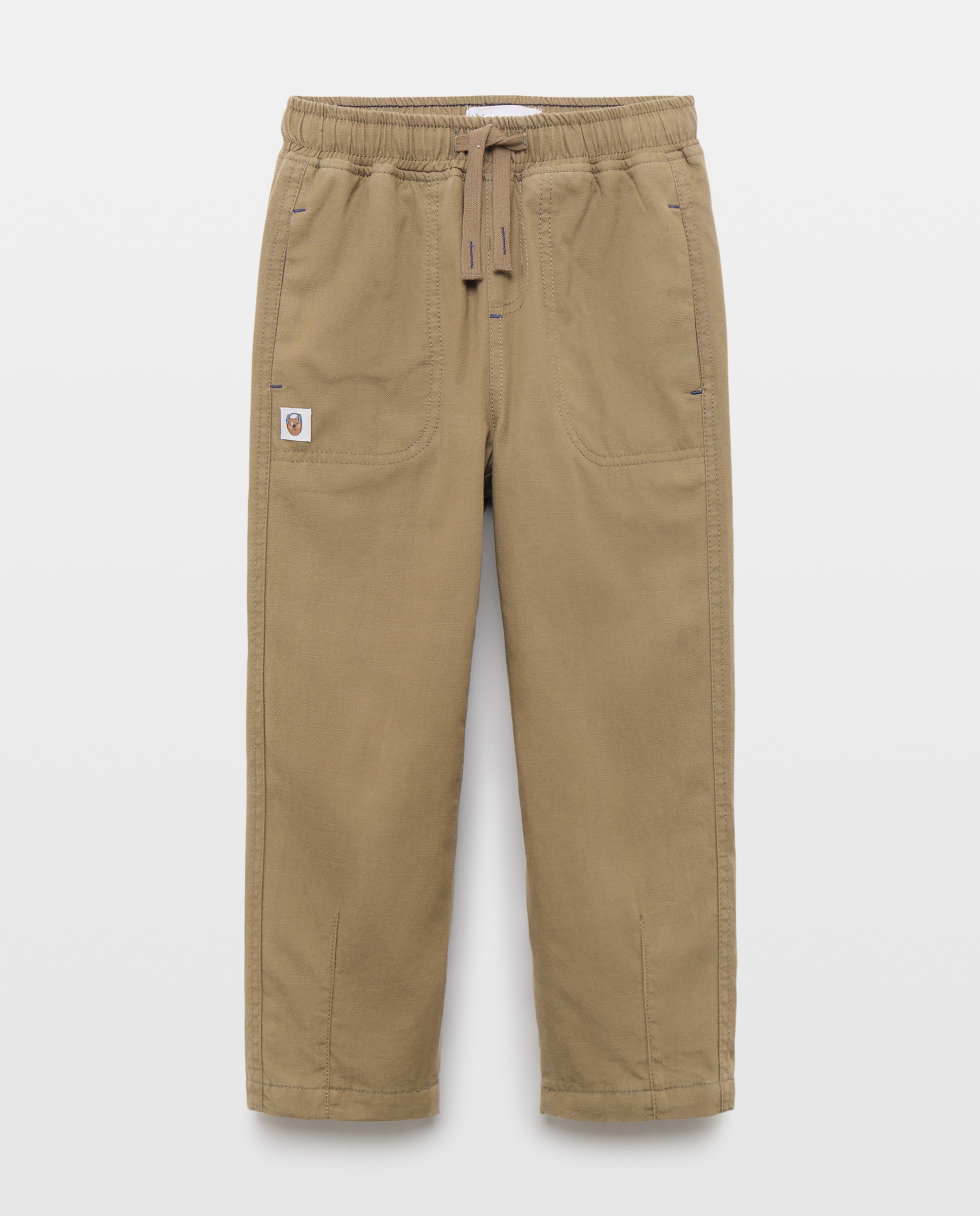 Pantalón Tencell forrado de niño - Kids El Corte Inglés - 520 Kaki 520 Kaki-4