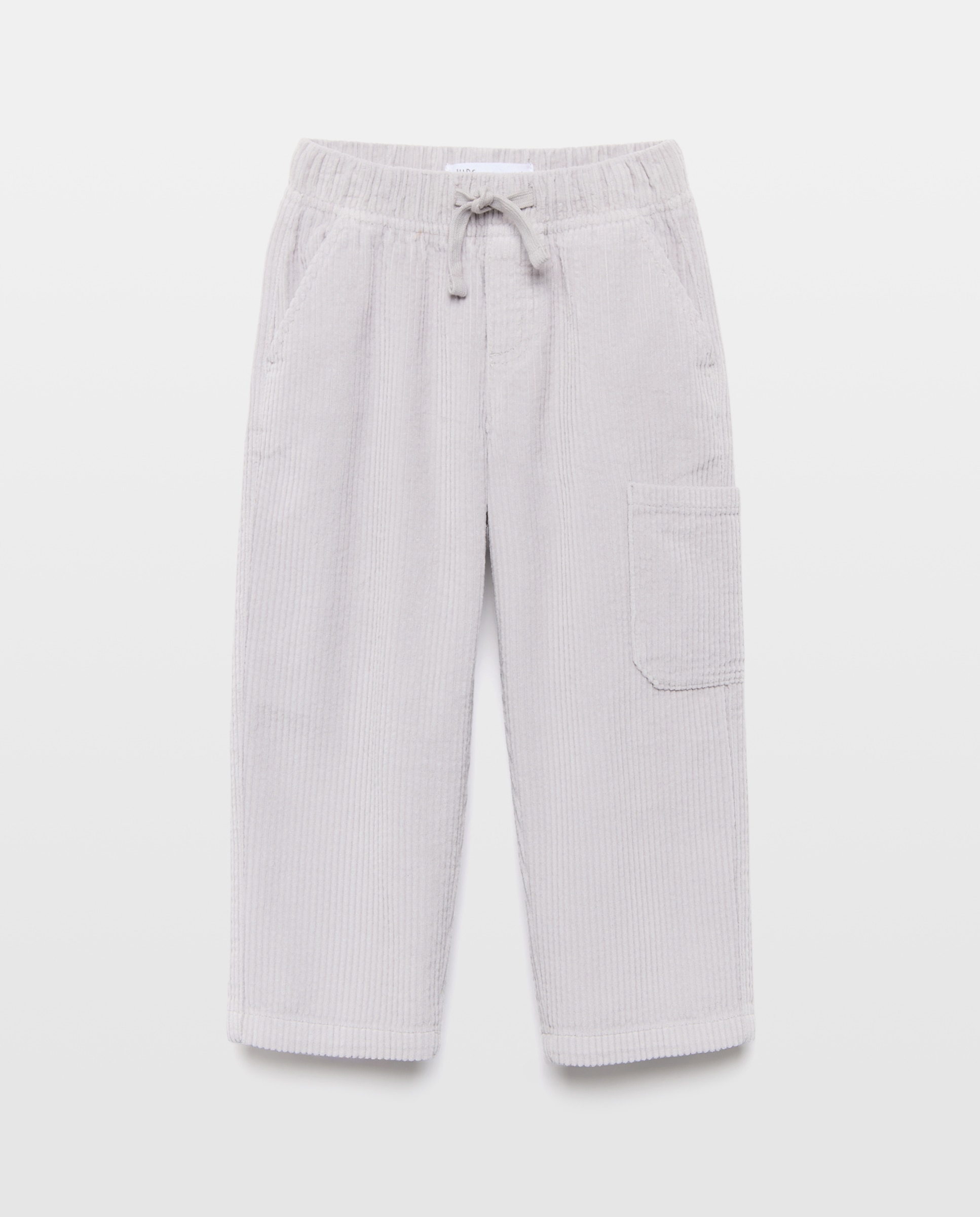 Pantalón de pana gruesa seersucker de niño - Kids El Corte Inglés - 820 Gris medio 820 Gris medio-1