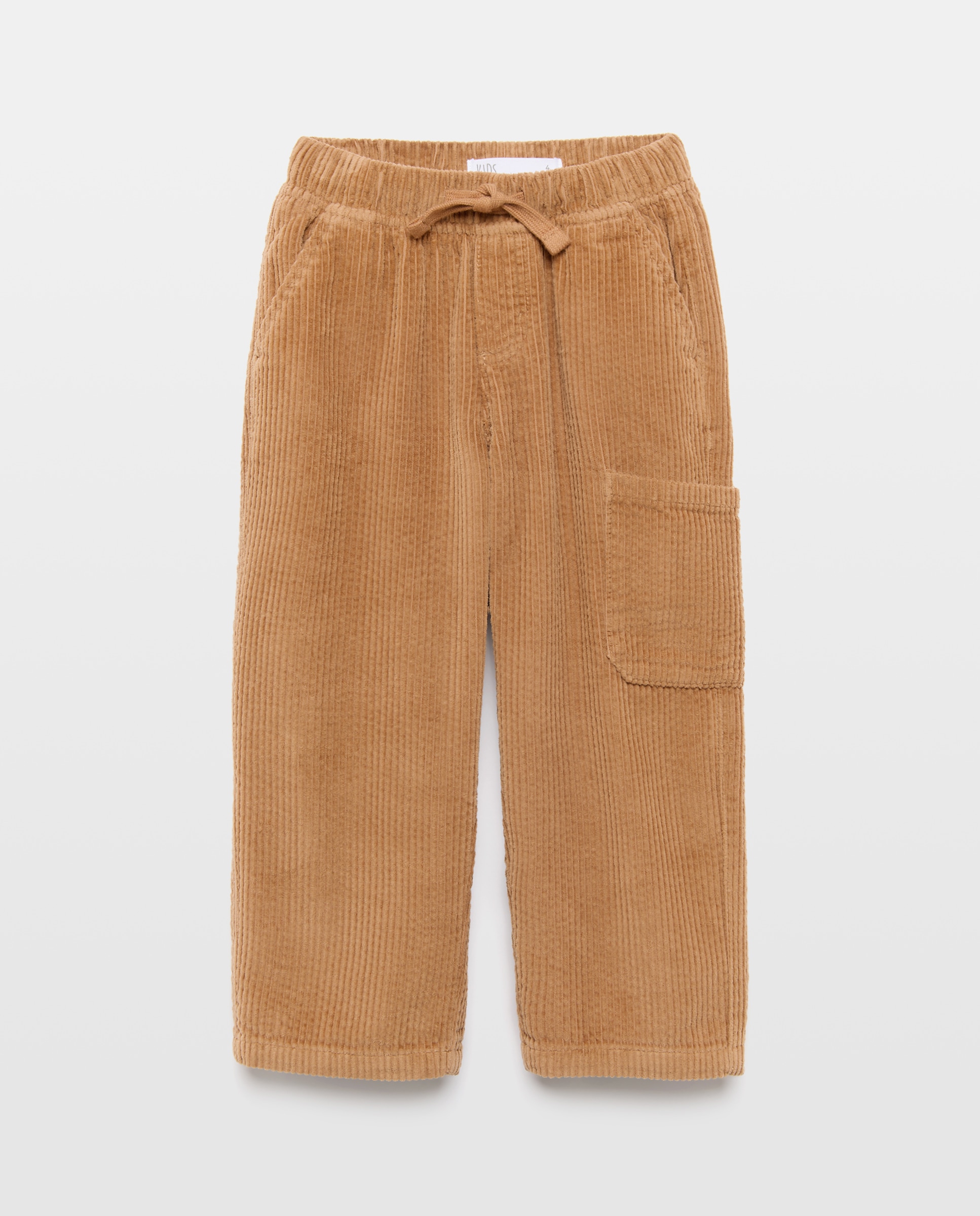 Pantalón de pana gruesa seersucker de niño - Kids El Corte Inglés - Marrón Marrón-1
