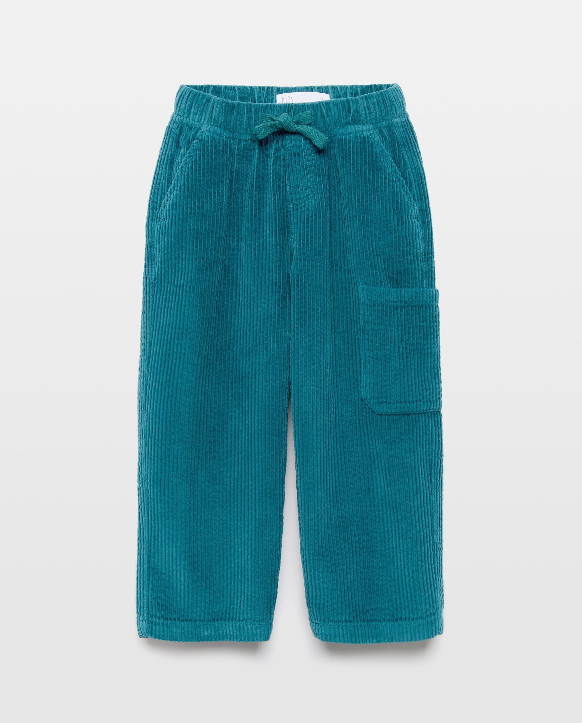 Pantalón de pana gruesa seersucker de niño - Kids El Corte Inglés - 400 Azul 400 Azul-1