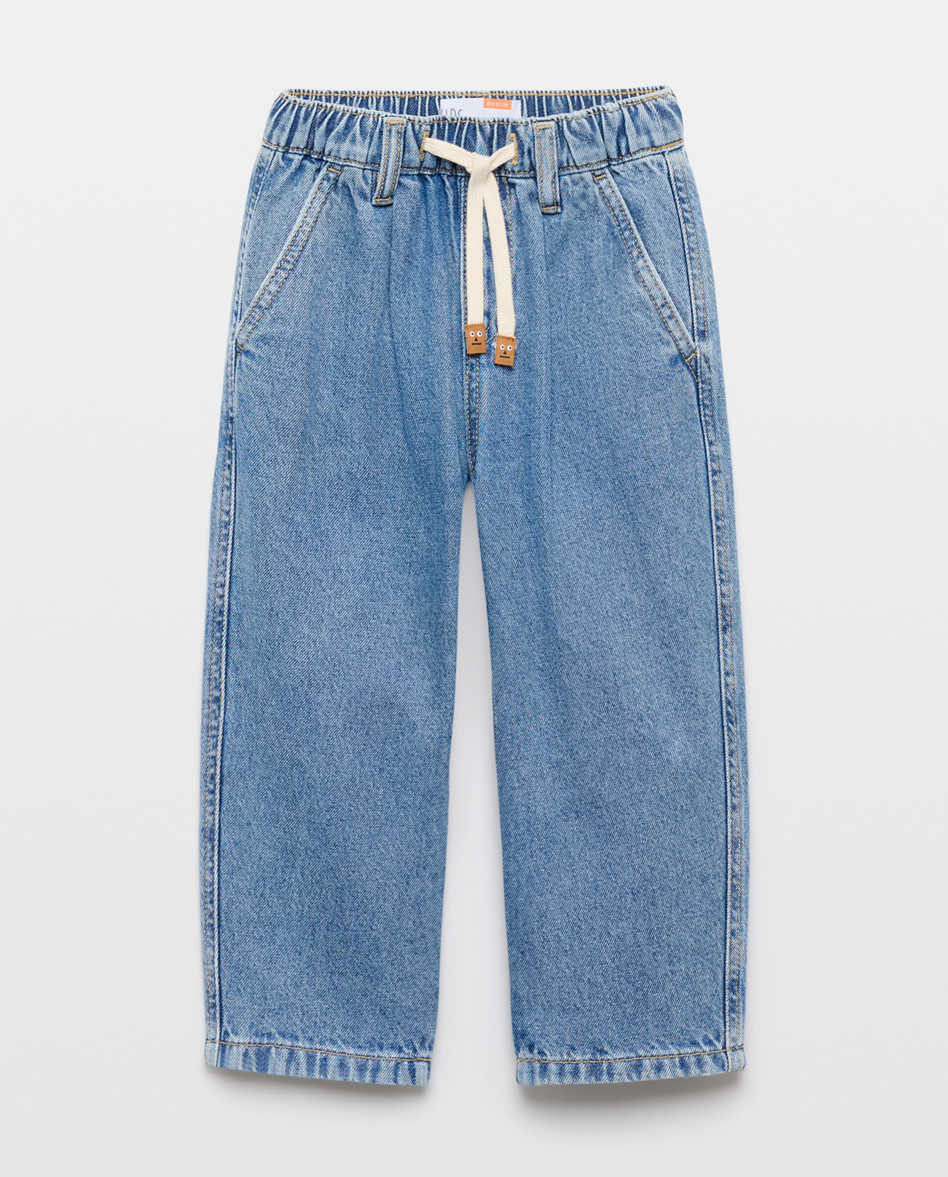 Pantalón vaquero Barrel de niño - Kids El Corte Inglés - Azul pálido Azul pálido-4