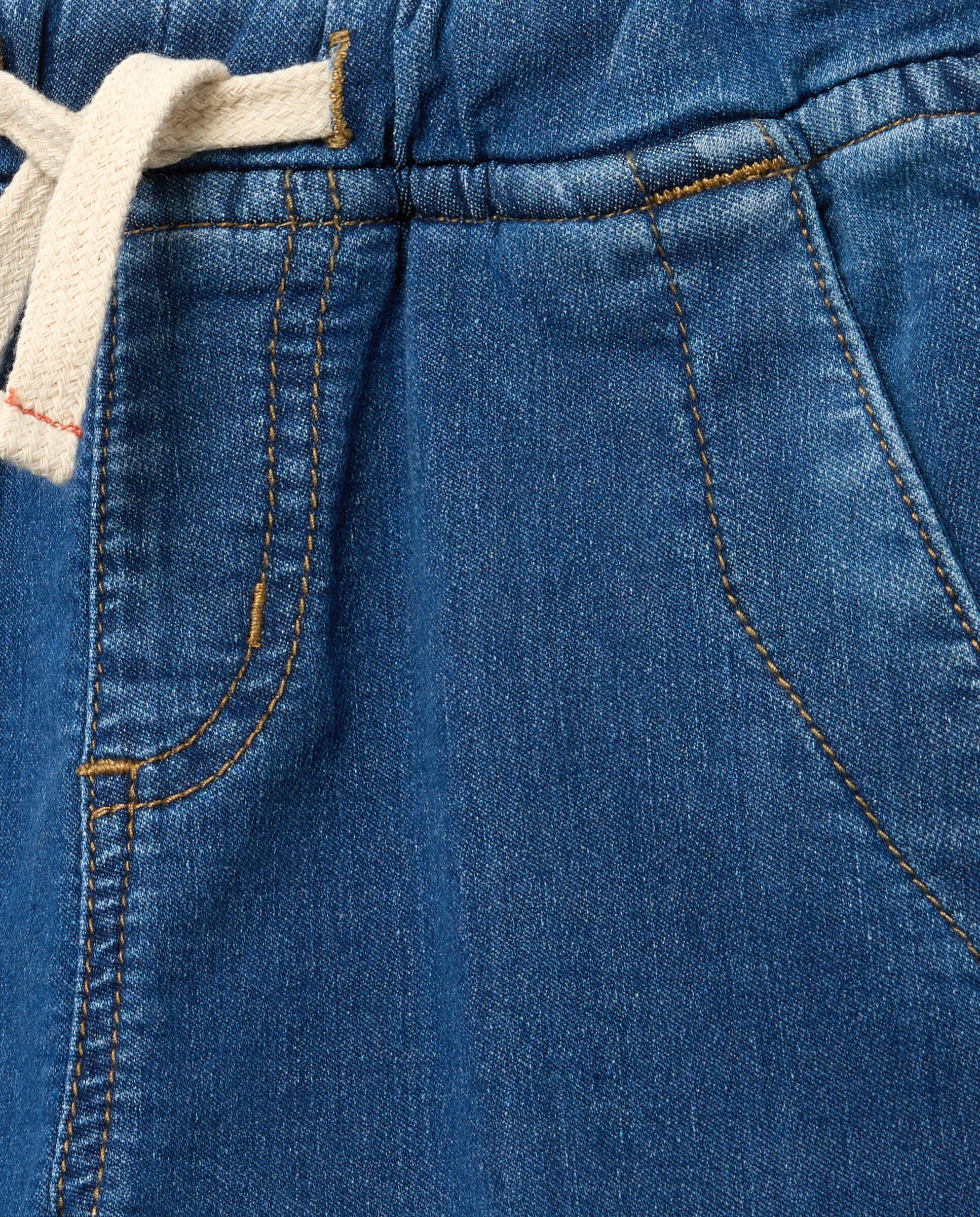 Pantalón jogger knit denim cargo fit de niño - Kids El Corte Inglés - Azul pálido Azul pálido-5