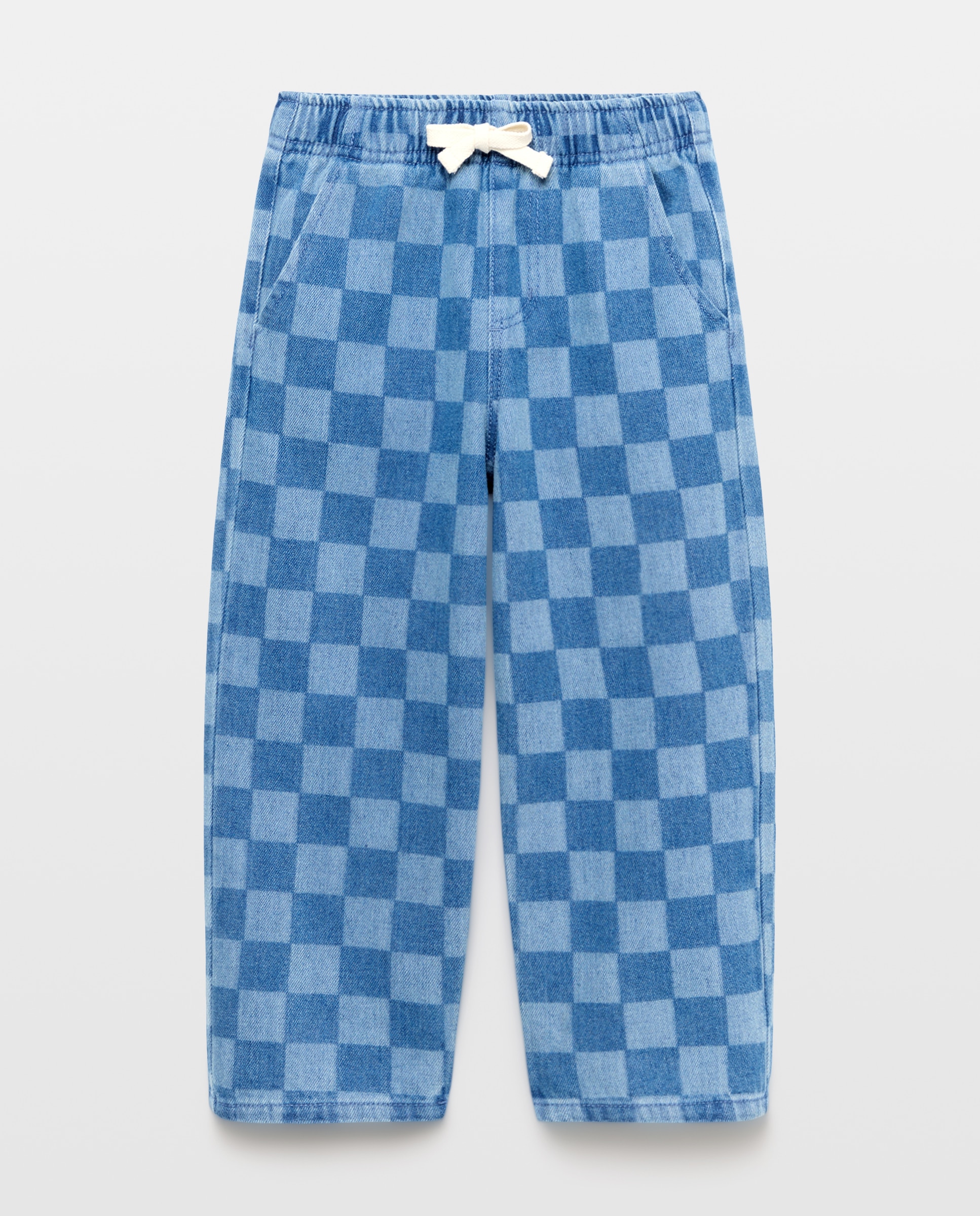 Imagen 1 de Pantalón de niño denim damero - Kids El Corte Inglés - Azul Azul