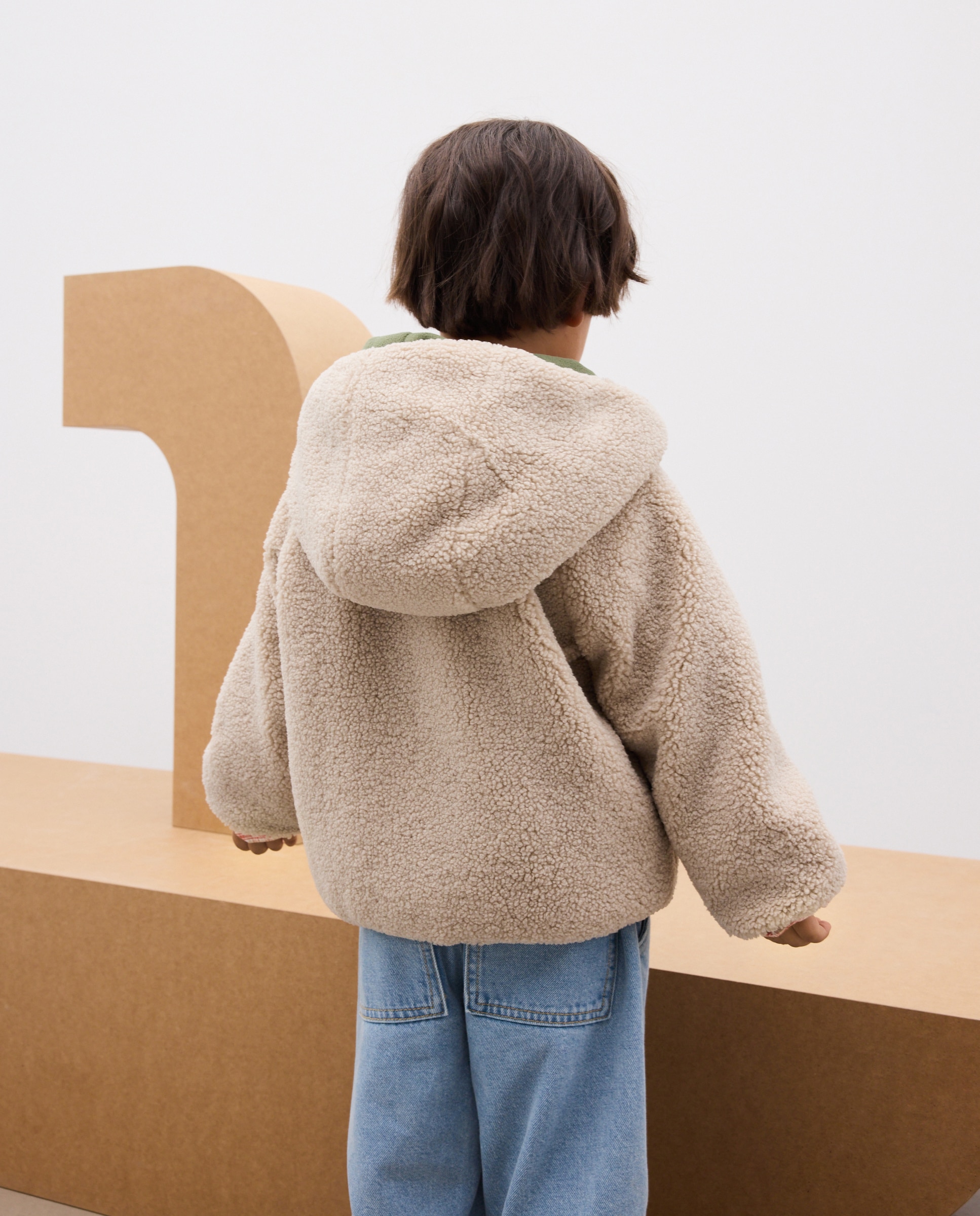 Cazadora borrego lisa de niño - Kids El Corte Inglés - 850 Piedra 850 Piedra-3