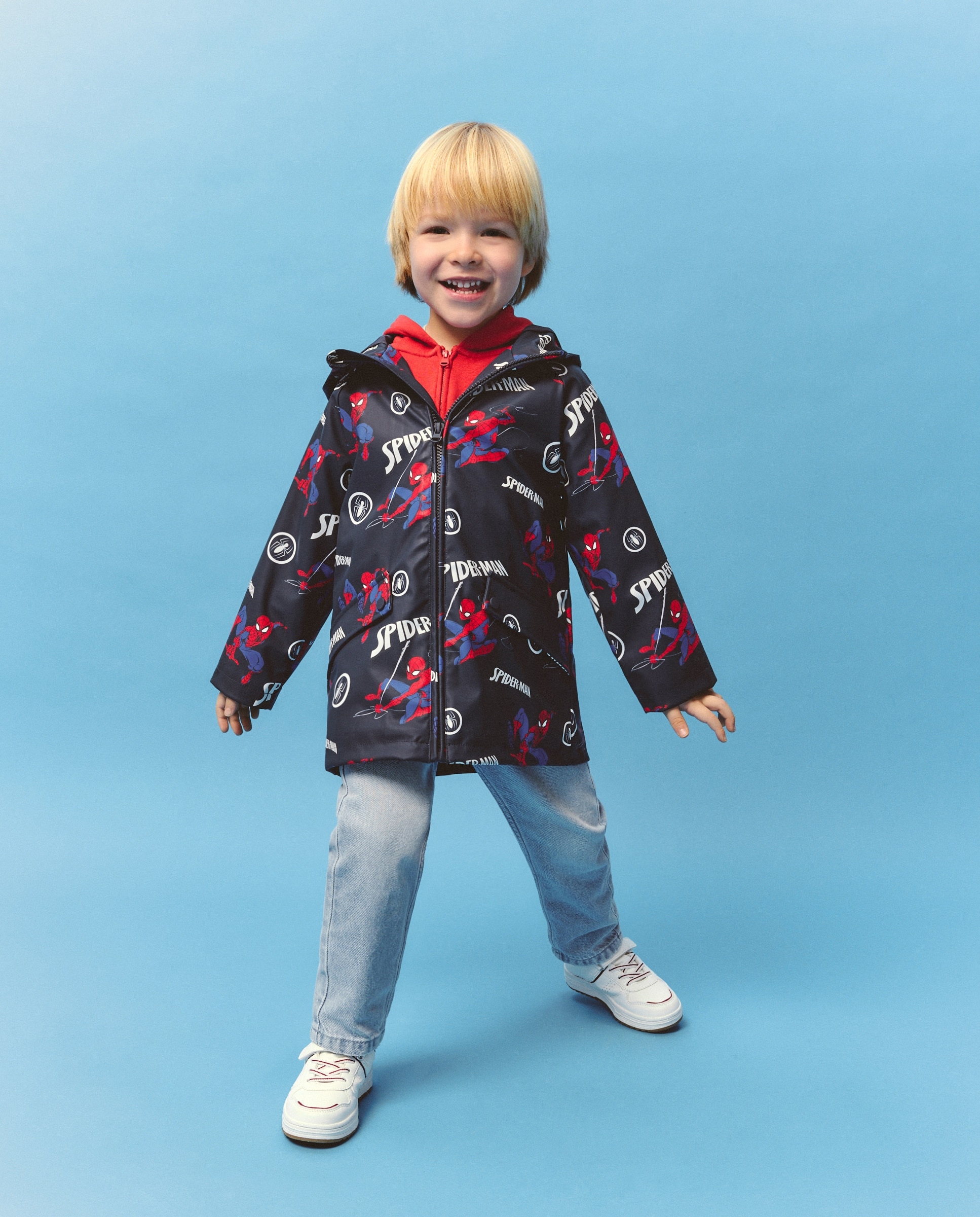 Imagen 1 de Parka engomada licencia Spiderman de niño - Kids El Corte Inglés - Azul marino Azul marino