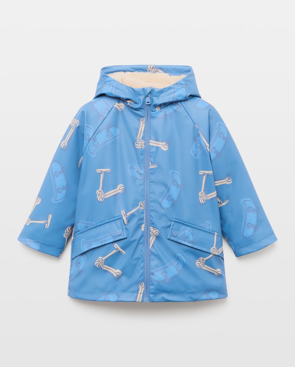 Imagen 0 de Parka con forro borreguito de niño 300 Amarillo
