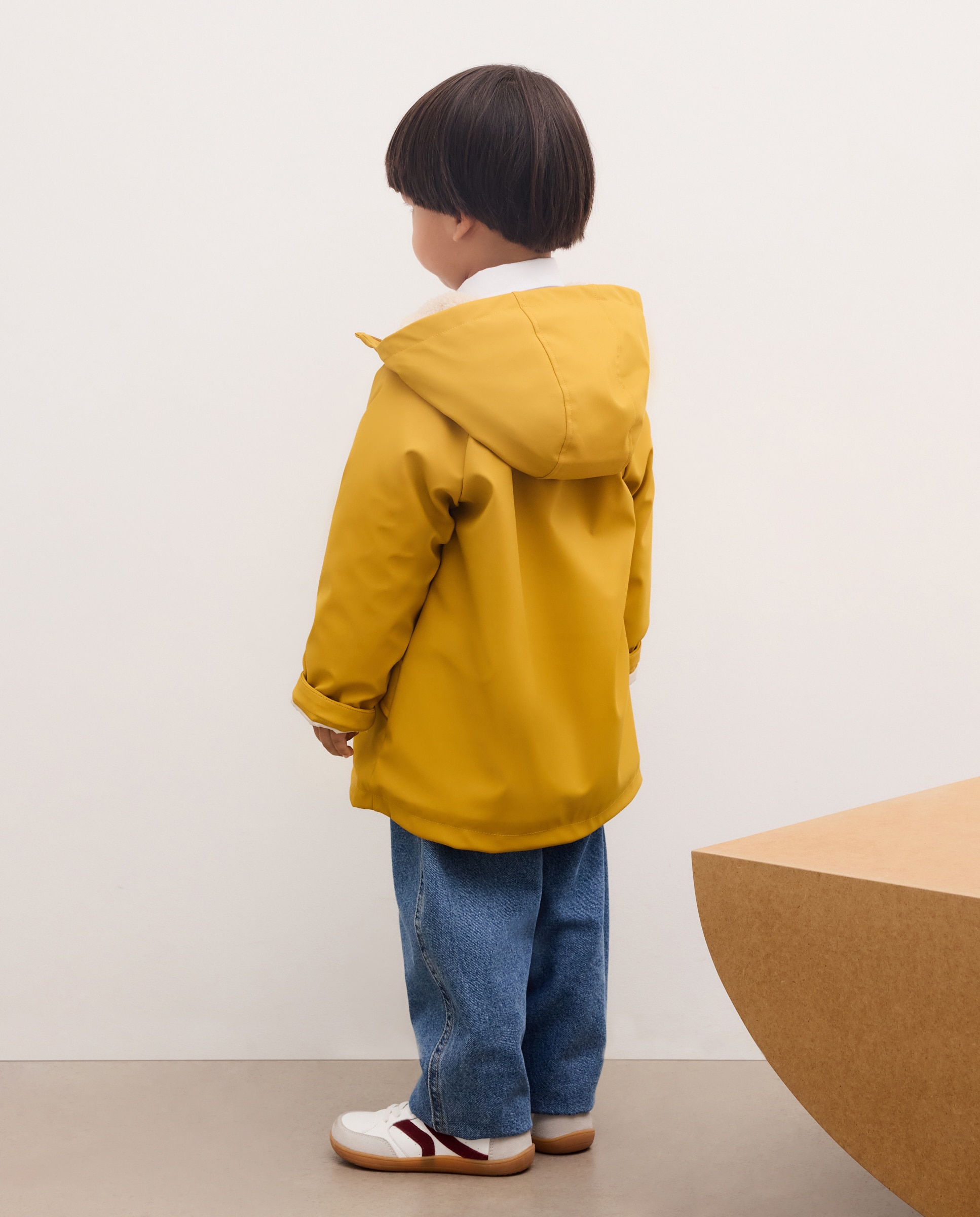 Parka com Forro de Pelo de Borrego Kids El Corte Inglés 300 Amarelo-3