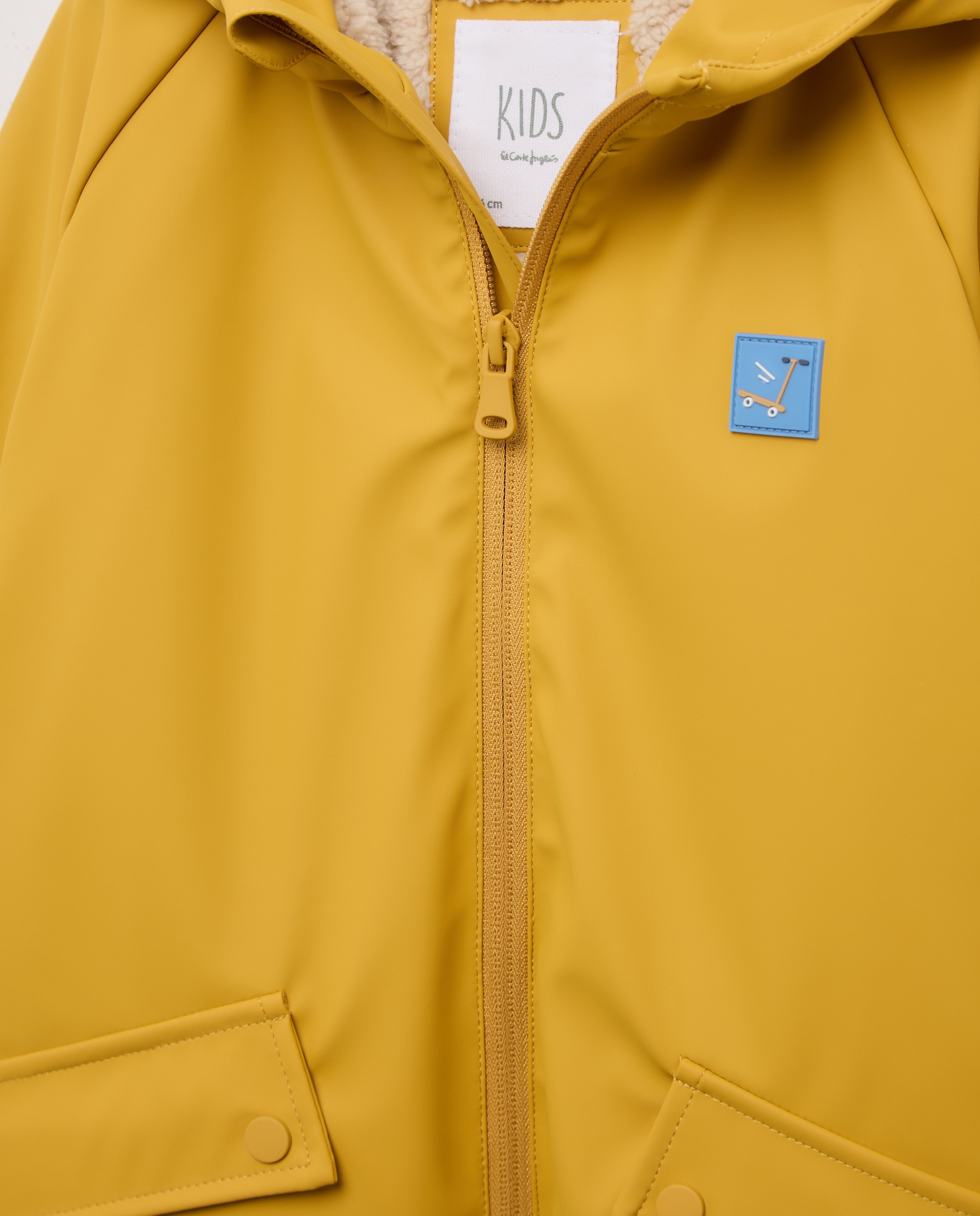 Parka com Forro de Pelo de Borrego Kids El Corte Inglés 300 Amarelo-2