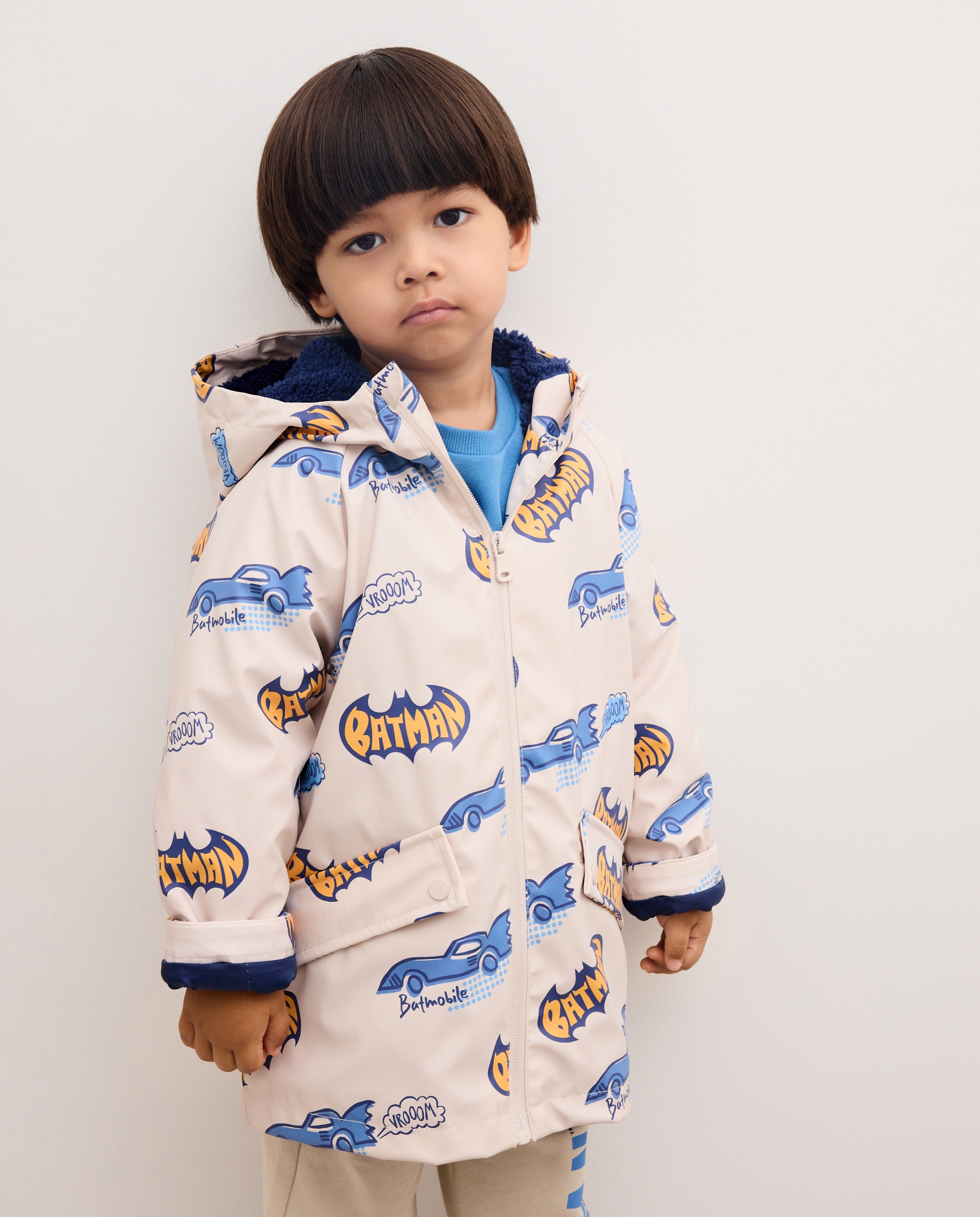Parka Engomada Batman Kids El Corte Inglés Branco-1