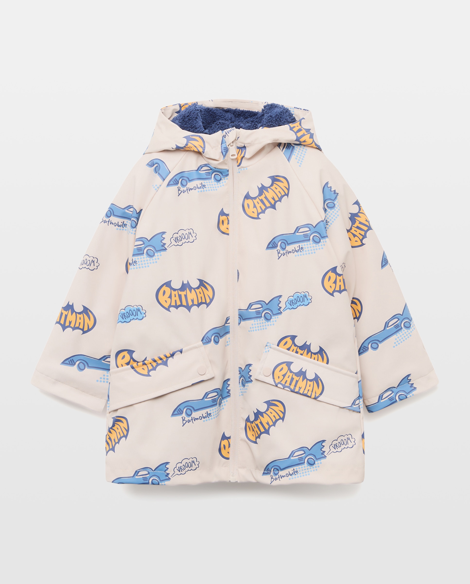 Parka Engomada Batman Kids El Corte Inglés Branco-4