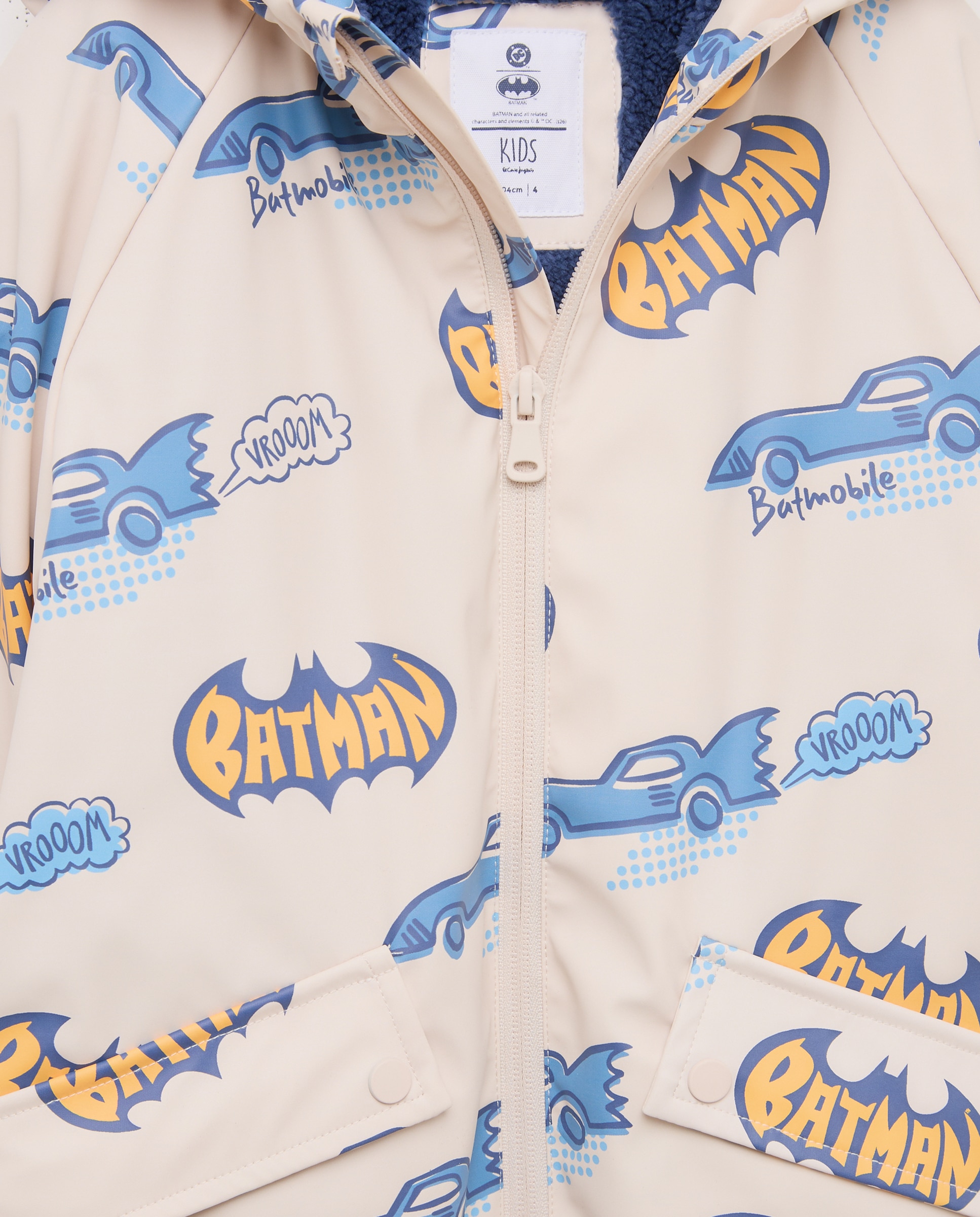 Parka Engomada Batman Kids El Corte Inglés Branco-5