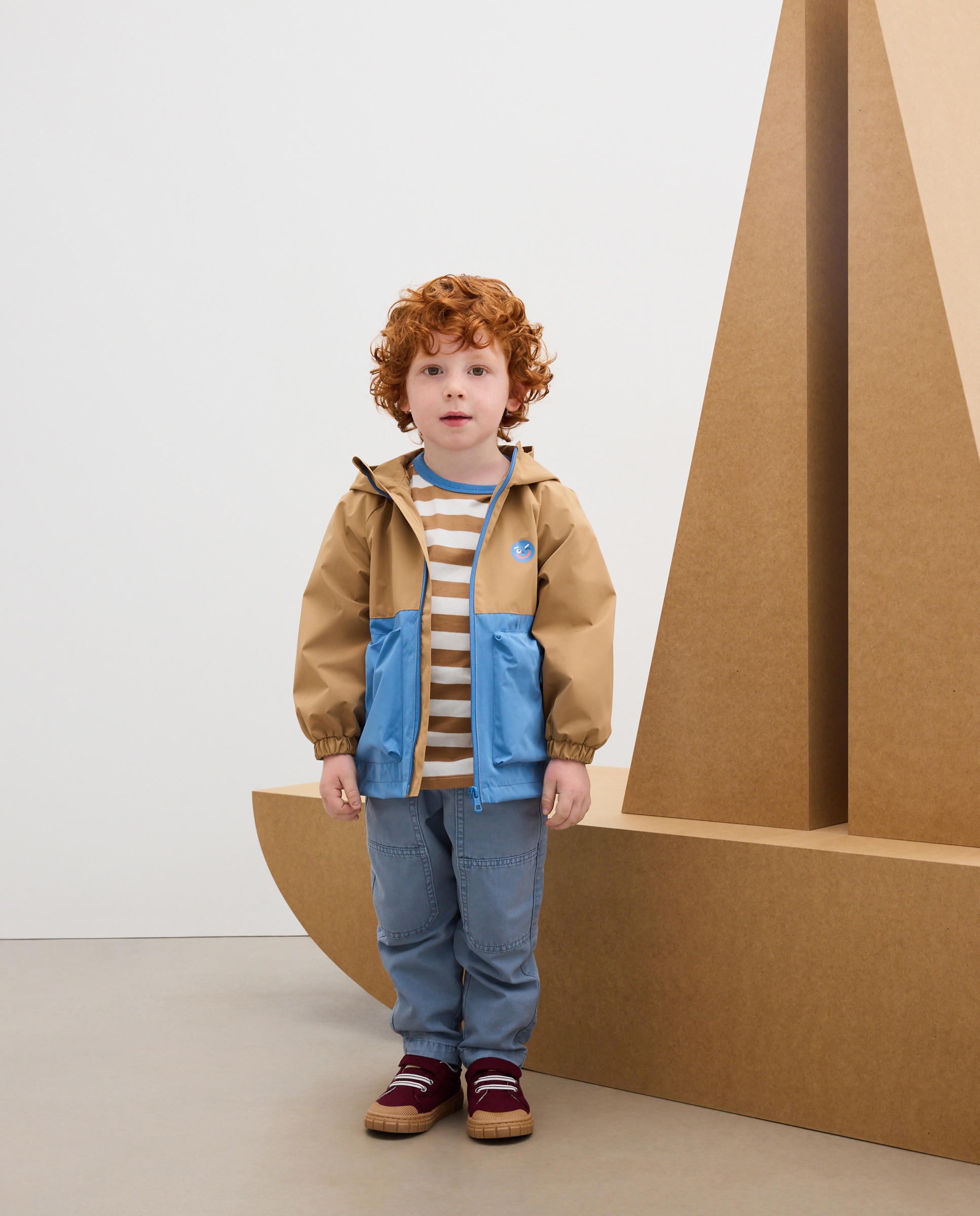 Parka ligera de niño color block - Kids El Corte Inglés - 400 Azul 400 Azul-2