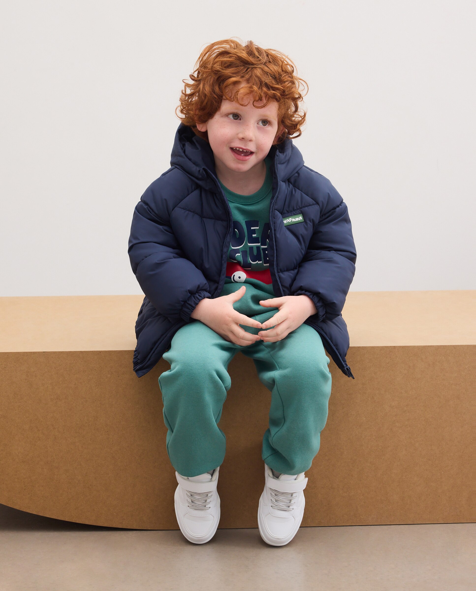 Parka básica lisa de niño - Kids El Corte Inglés - Azul marino Azul marino-2