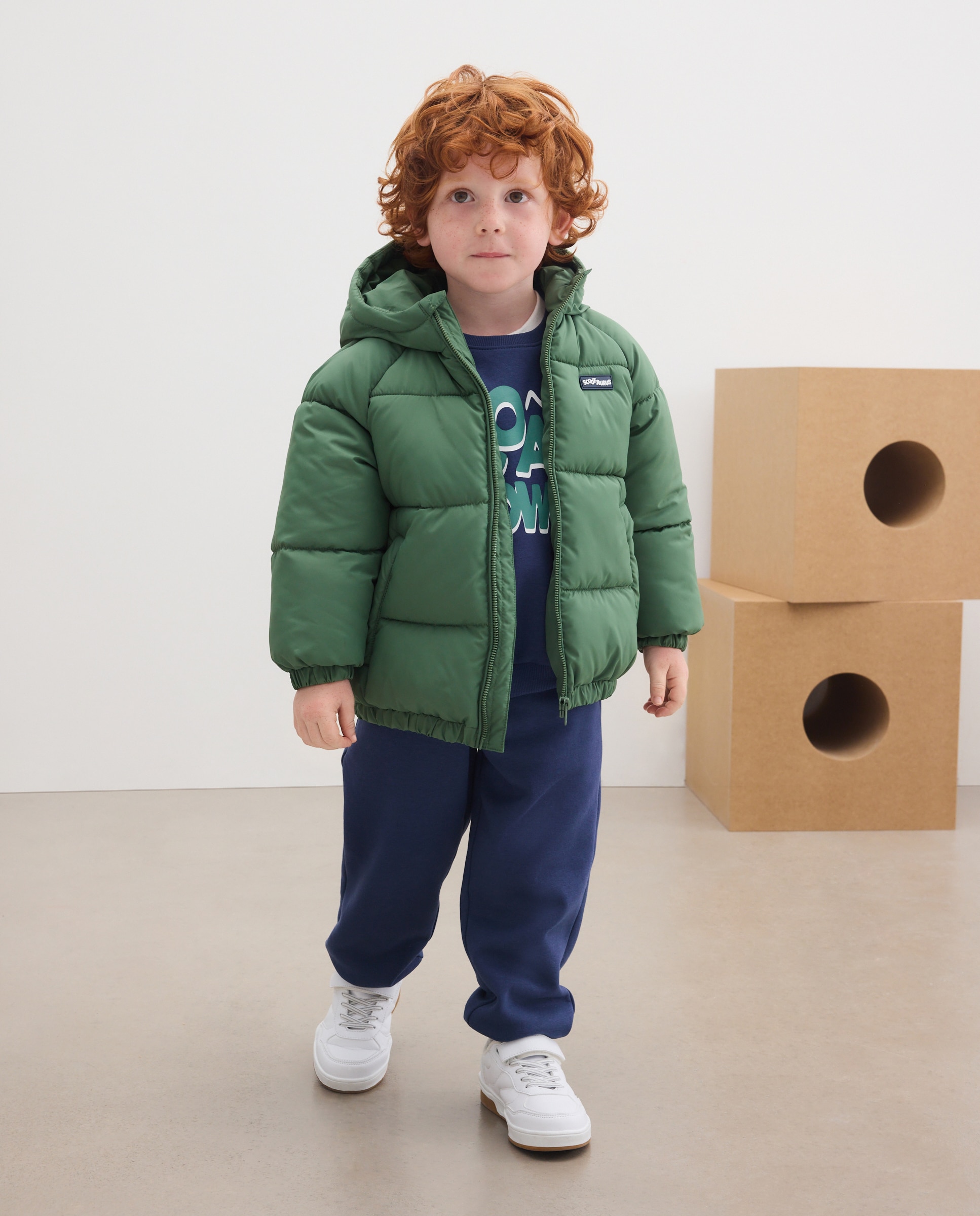 Parka Básica Lisa Kids El Corte Inglés Verde-2