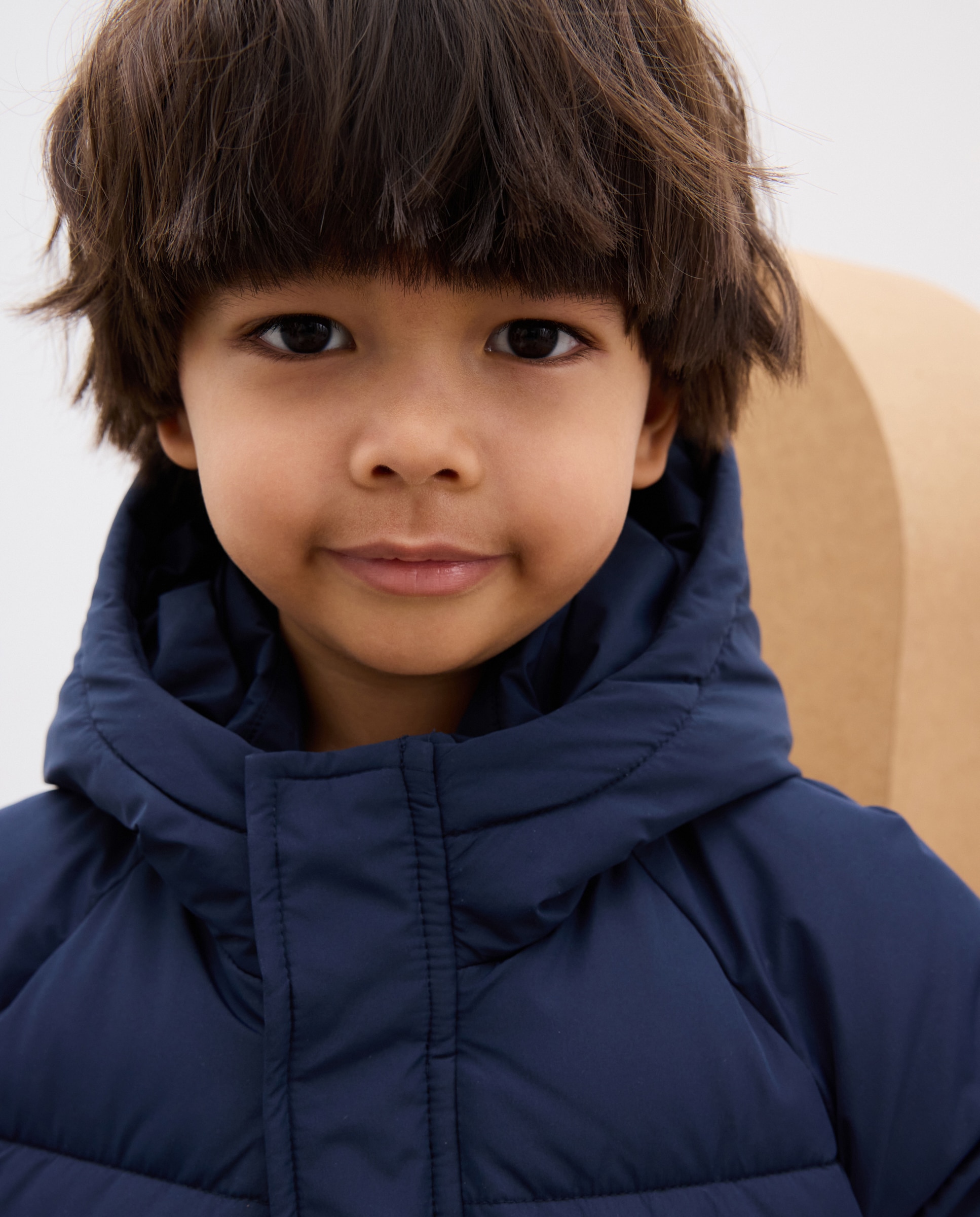 Parka lisa fantasía costuras de niño - Kids El Corte Inglés - Azul marino Azul marino-4